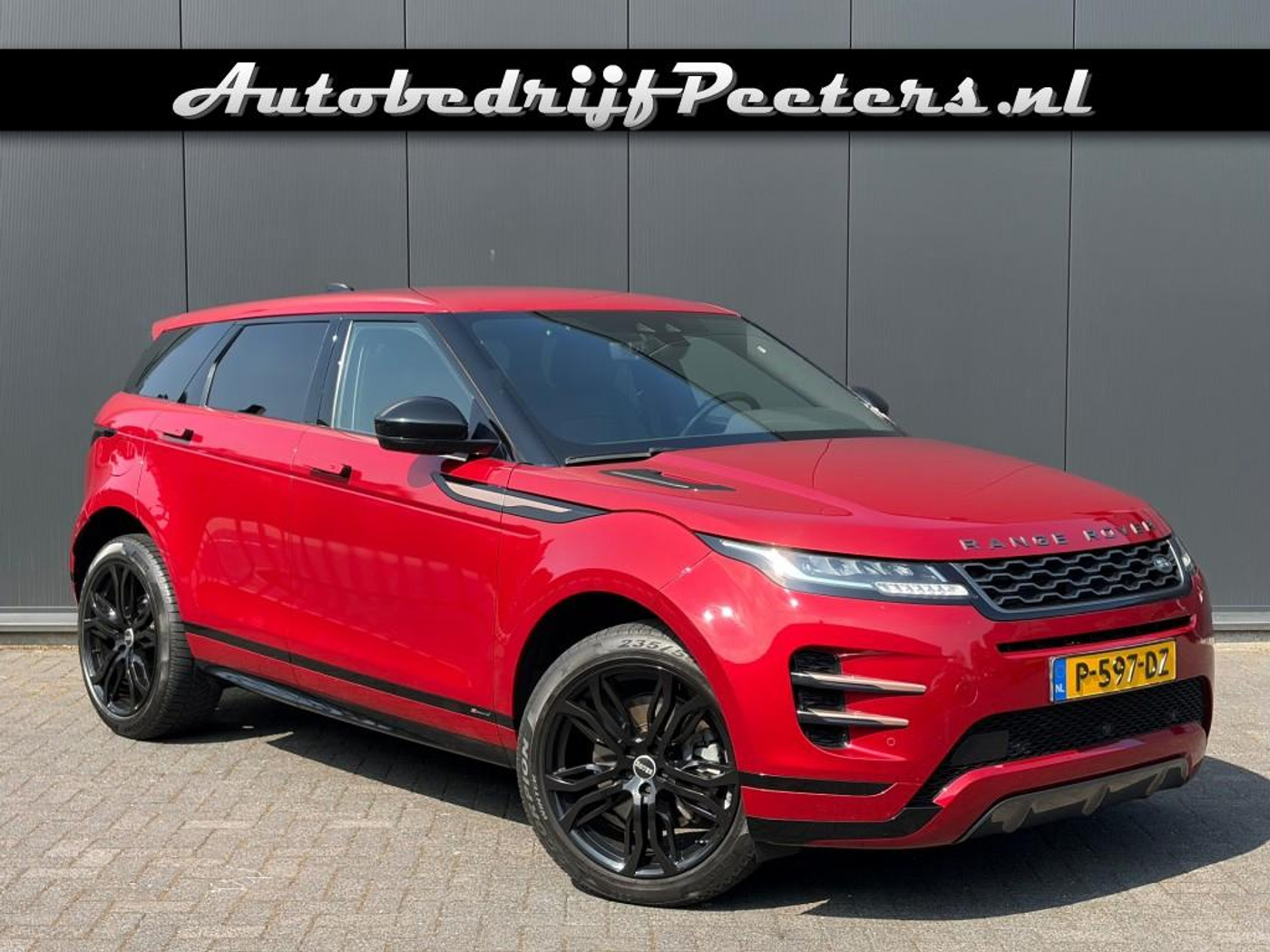 Land Rover Range Rover Evoque 2.0 P200 R-Dynamic Leder LED Navi Carplay Android Camera 20inch 2019 - voorkant