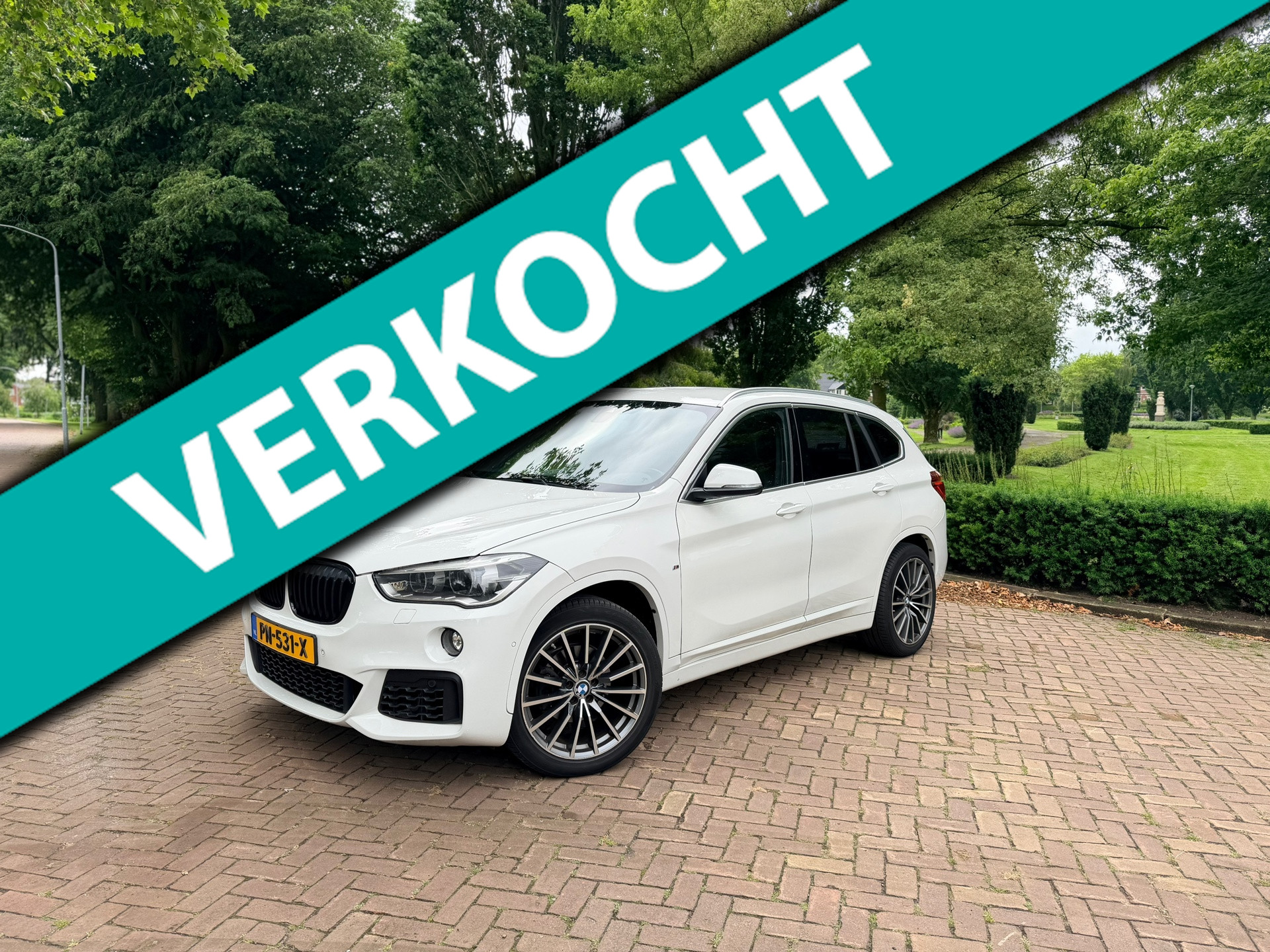 BMW X1 Xdrive18d XDrive18d High Executive | Leer | Automaat | M Sport 2017 - voorkant