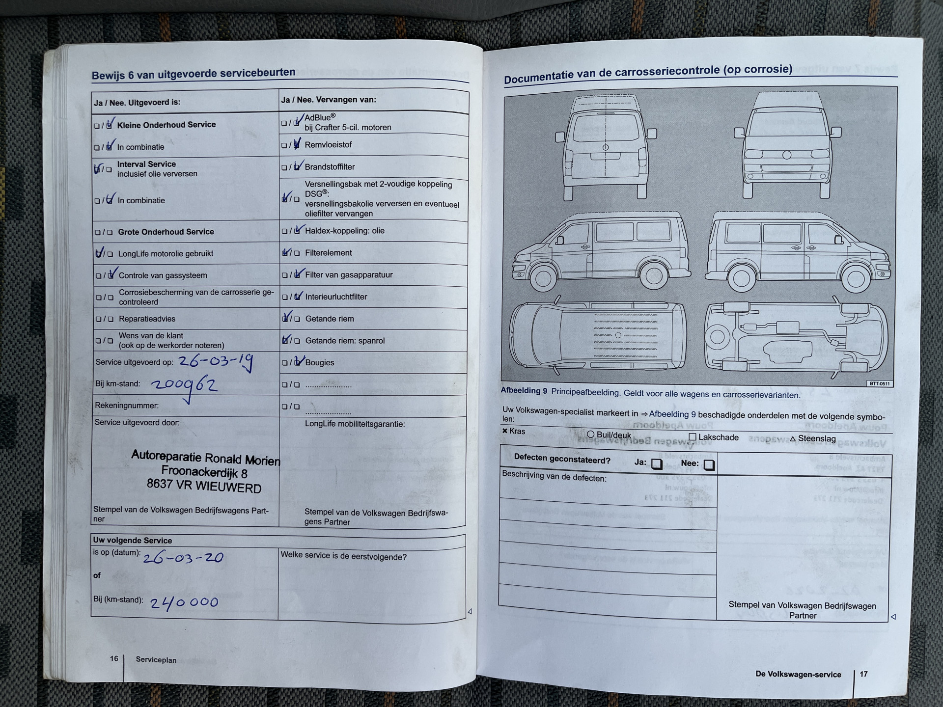 Foto van Volkswagen Kombi