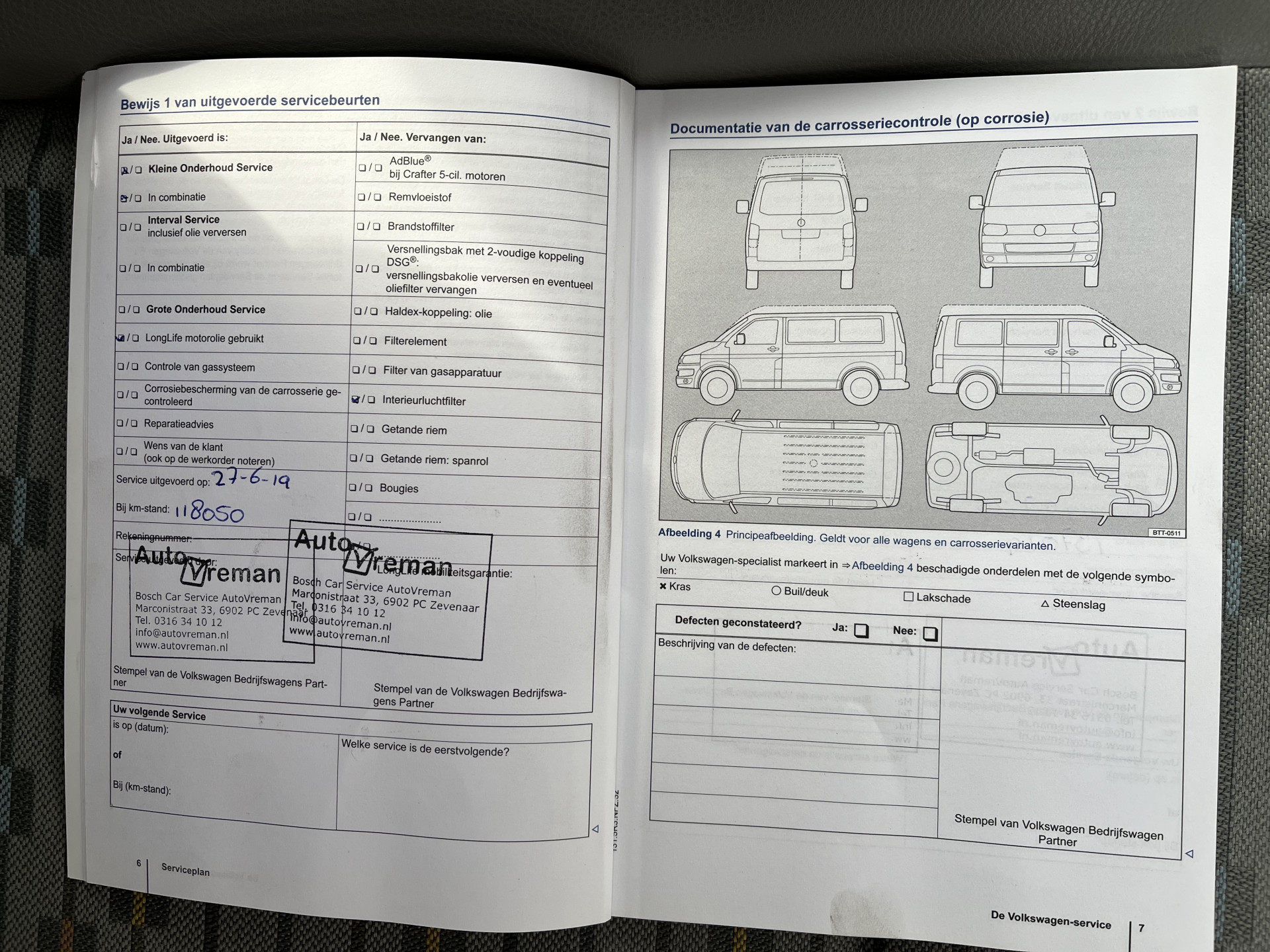 Foto van Volkswagen Kombi