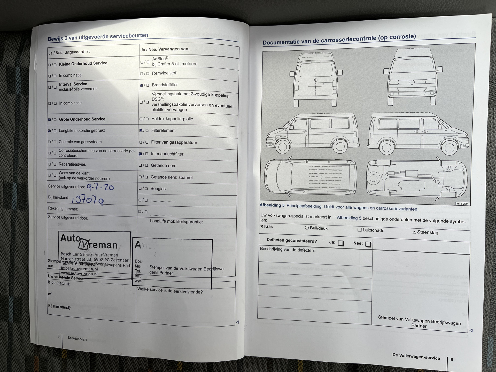 Foto van Volkswagen Kombi