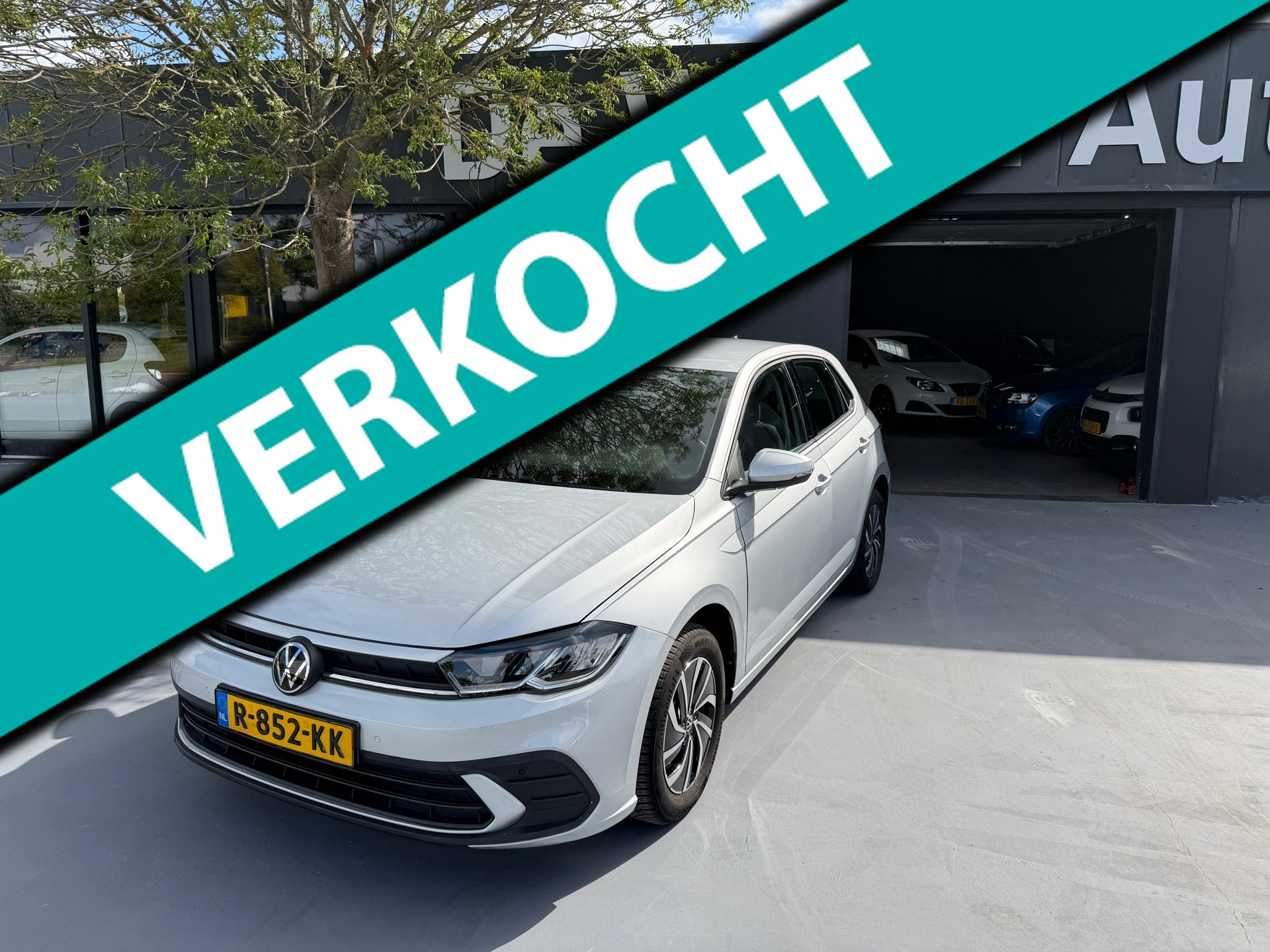 Volkswagen Polo 1.0 TSI Life/Airco/cruise/LM Velgen/NAp/1e eiigenaar/12 Maanden Garantie 2022 - voorkant