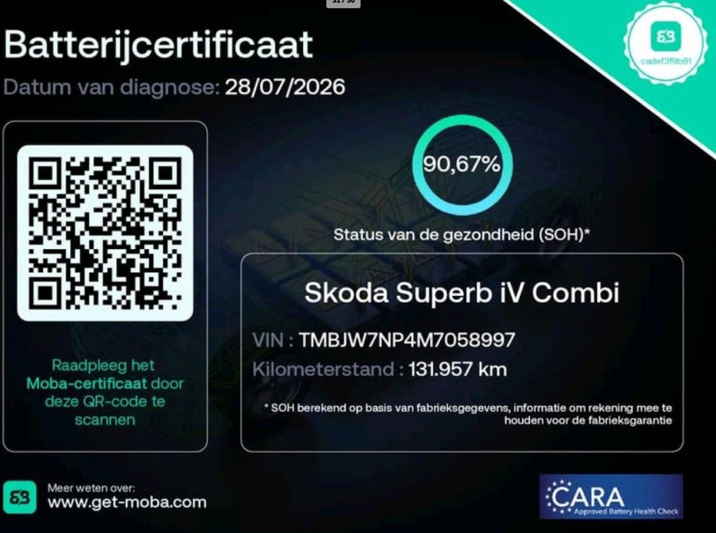 Foto van Skoda Superb