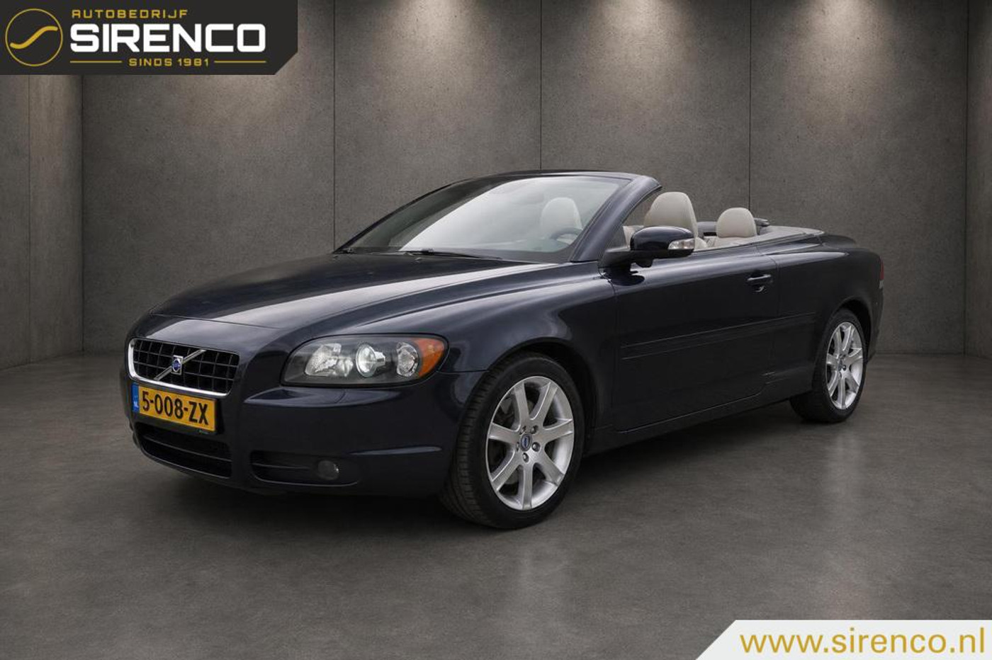 Volvo C70 2.5 T5 summum | LPG | youngtimer | leder | navigatie | stoelverwarming | automaat | 230pk | xenon | 2008 - voorkant