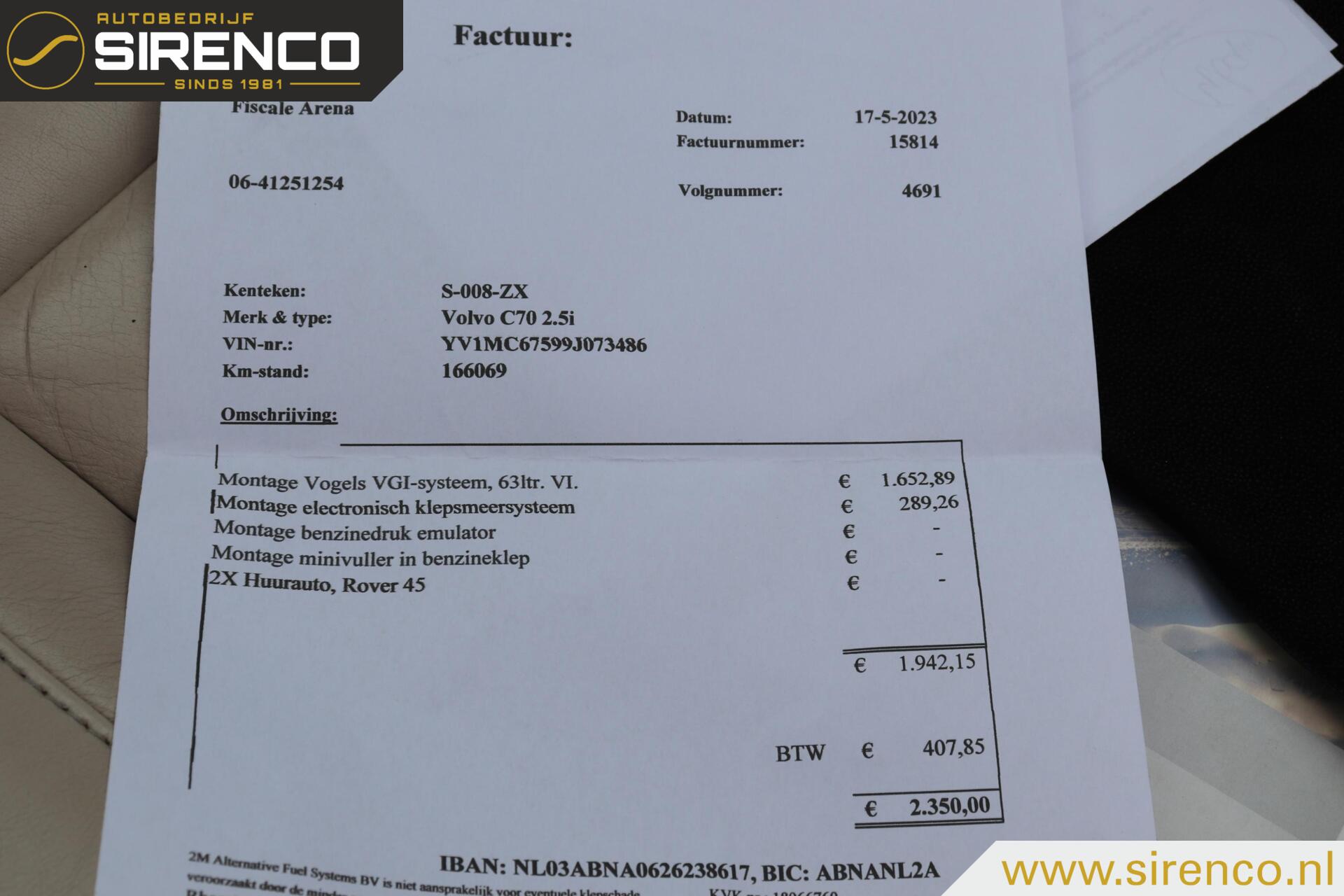 Foto van Volvo C70