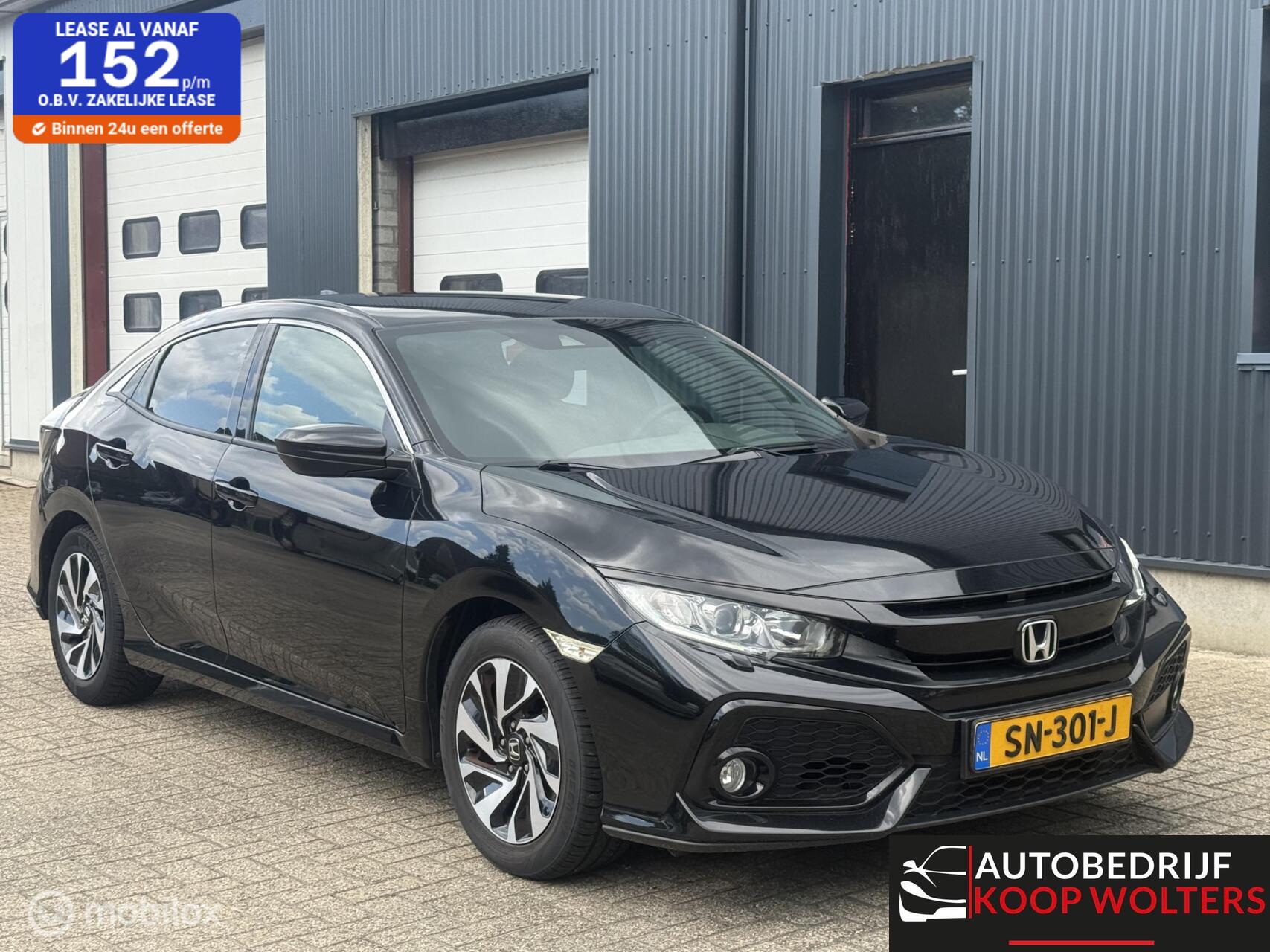 Honda Civic 5dr 1.0 i-VTEC Comfort 2018 - voorkant