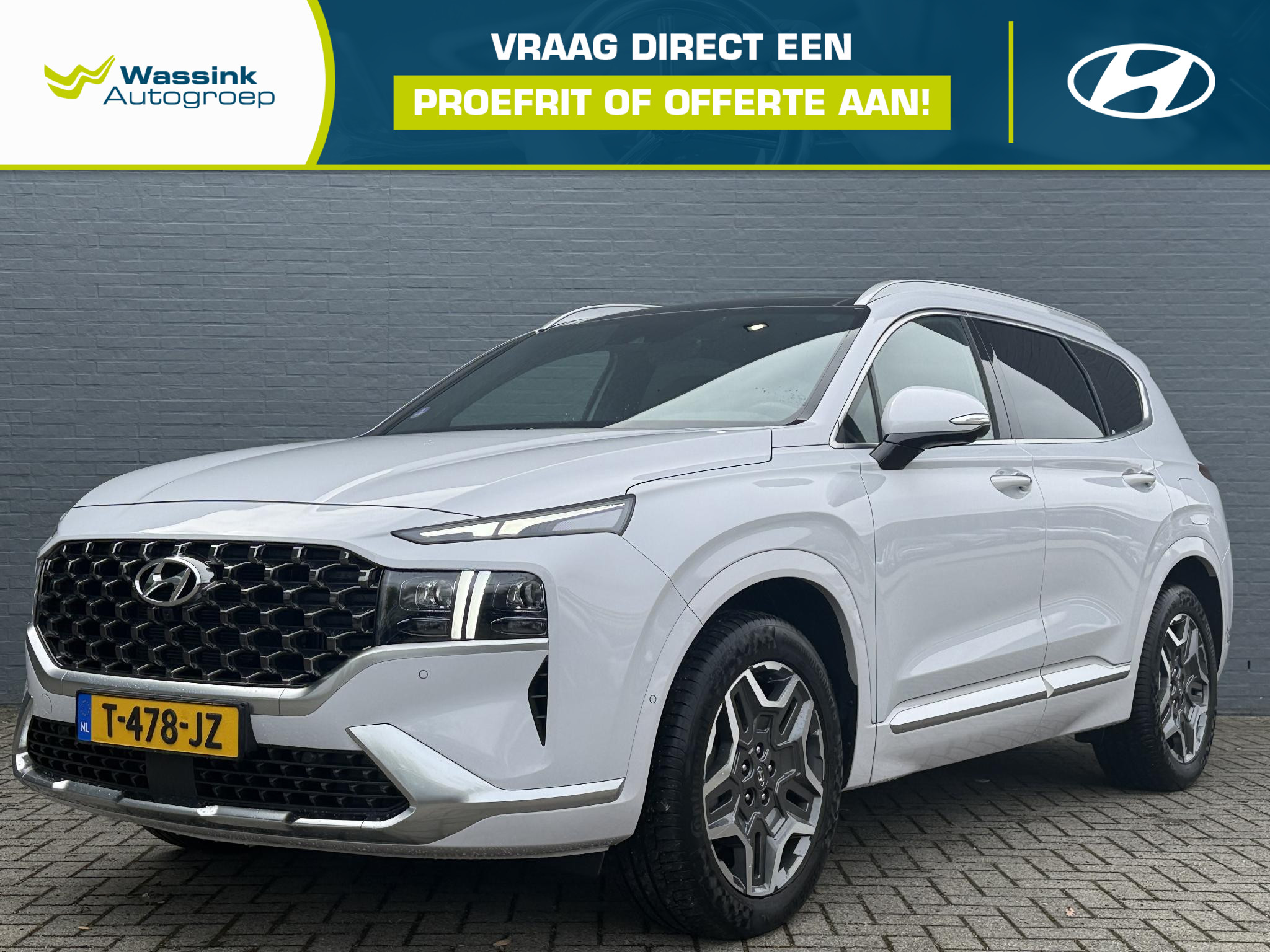 Hyundai Santa Fe 1.6 T-GDI PHEV Premium Plus Sky 2023 - voorkant