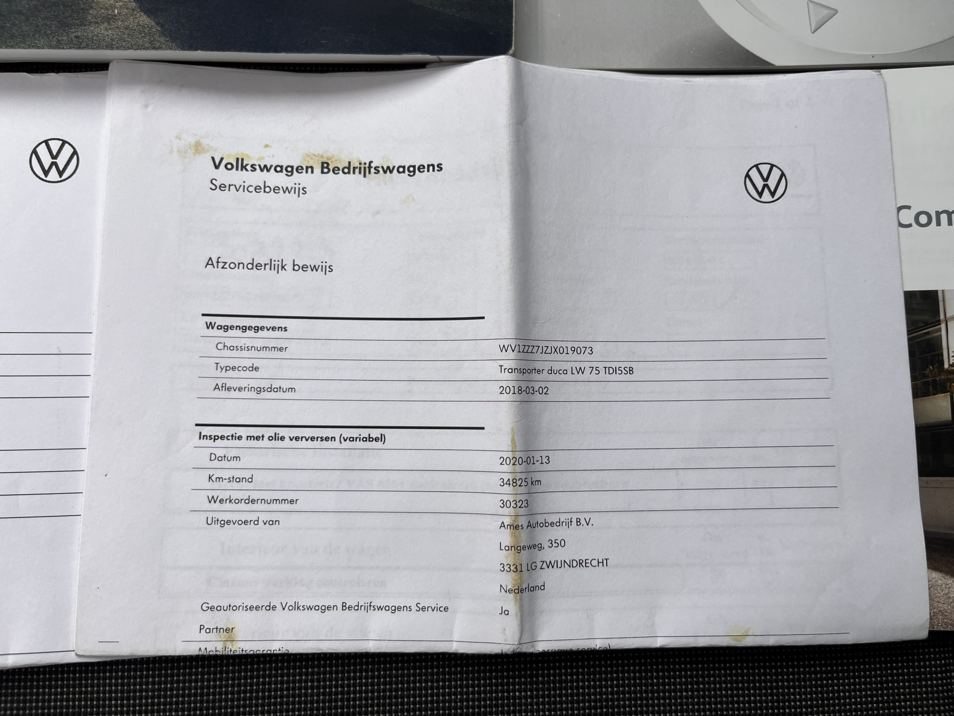 Foto van Volkswagen Transporter