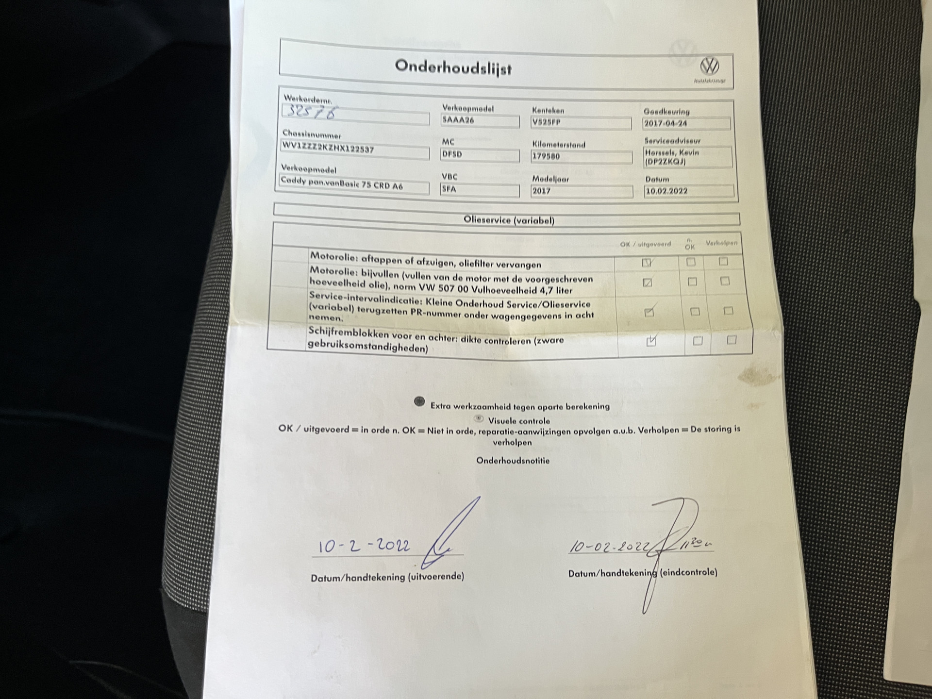 Foto van Volkswagen Caddy