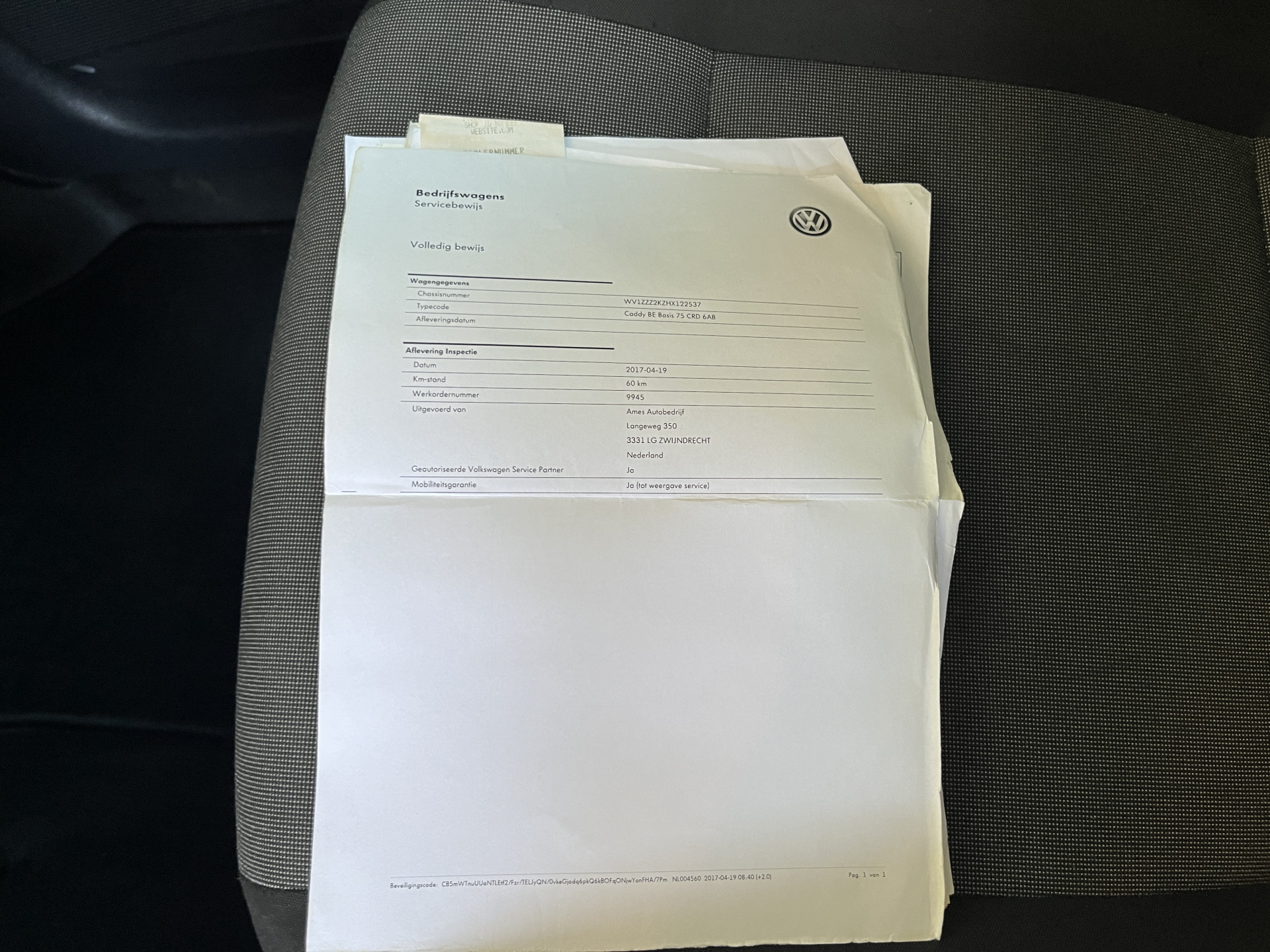 Foto van Volkswagen Caddy