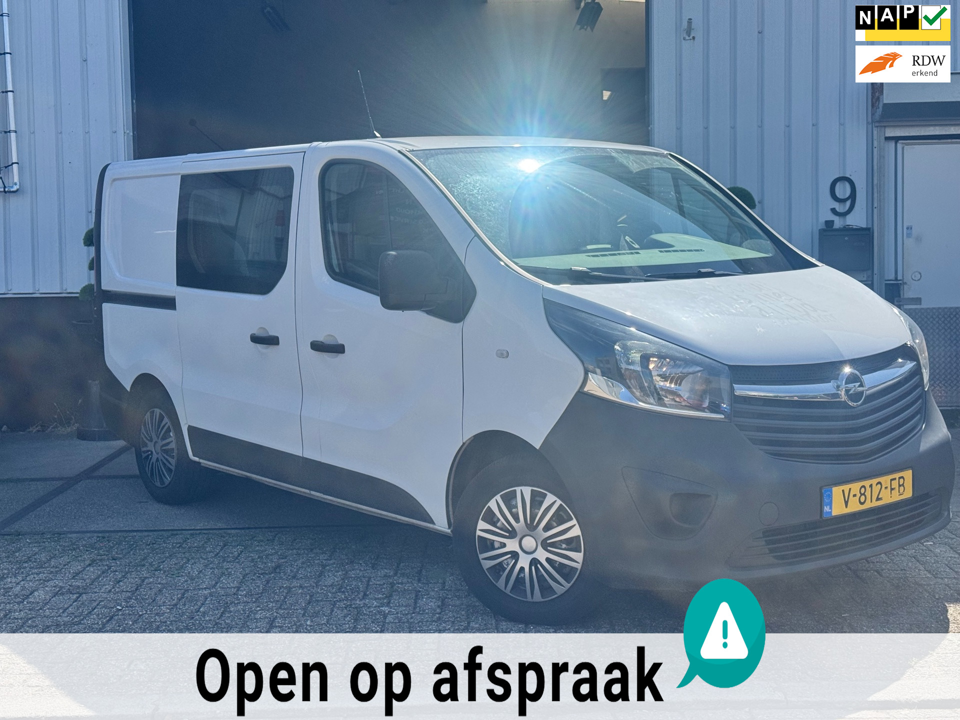Opel Vivaro-b 1.6 | CDTI | L1H1 | Edition | Dubbel Cabine | Airco | Elektrische Ramen | APK | 2017 - voorkant