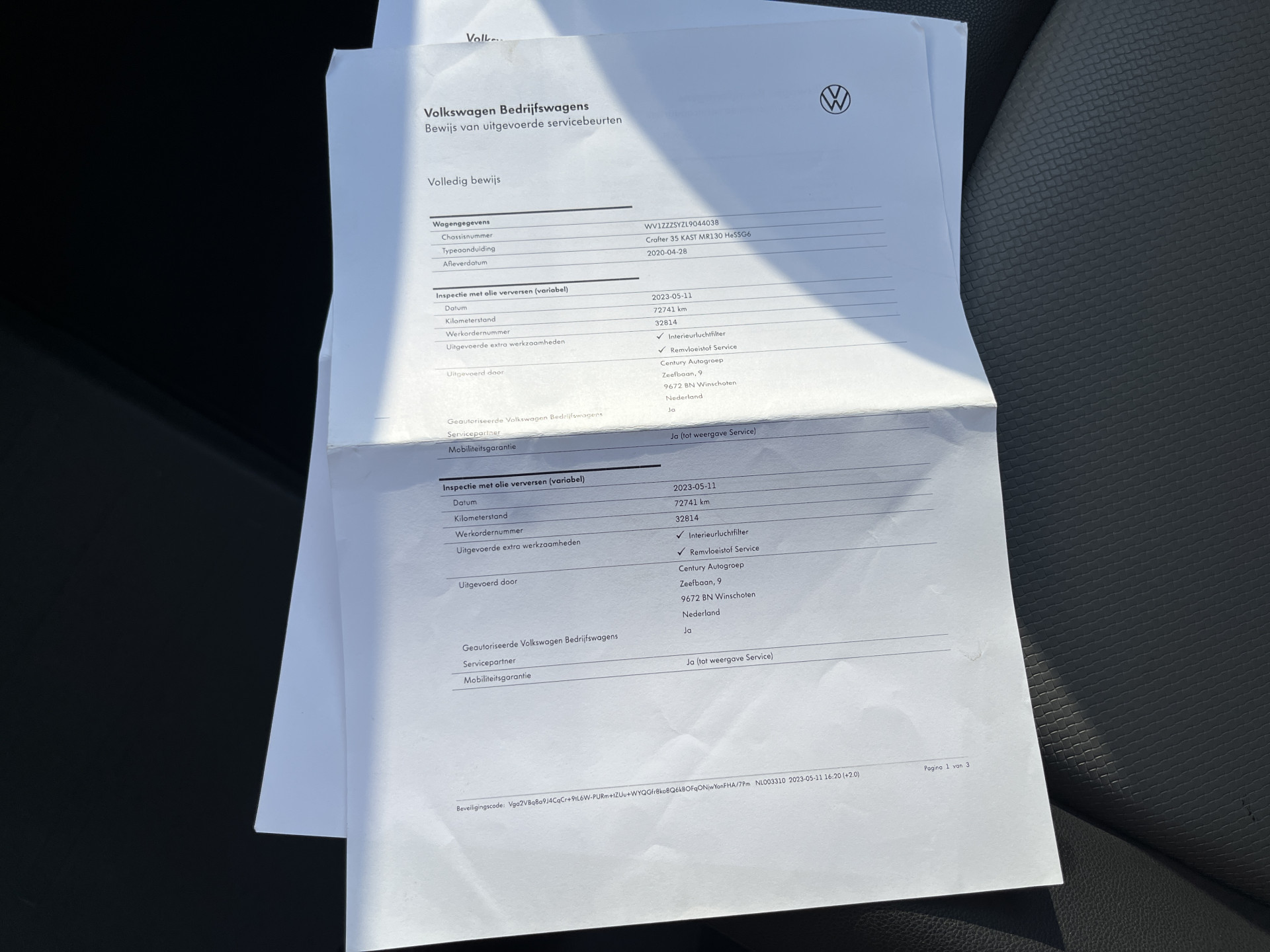Foto van Volkswagen Crafter
