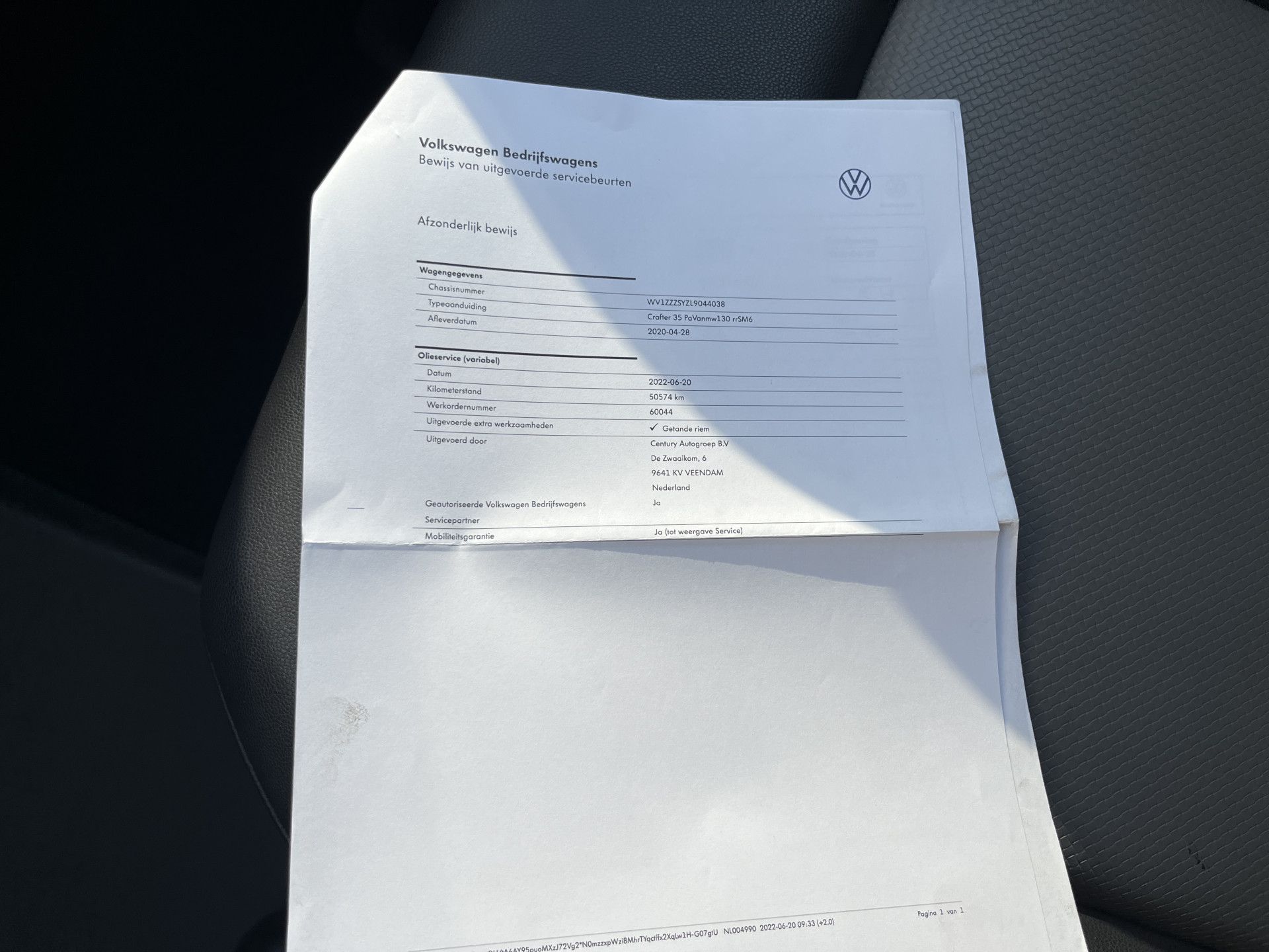 Foto van Volkswagen Crafter