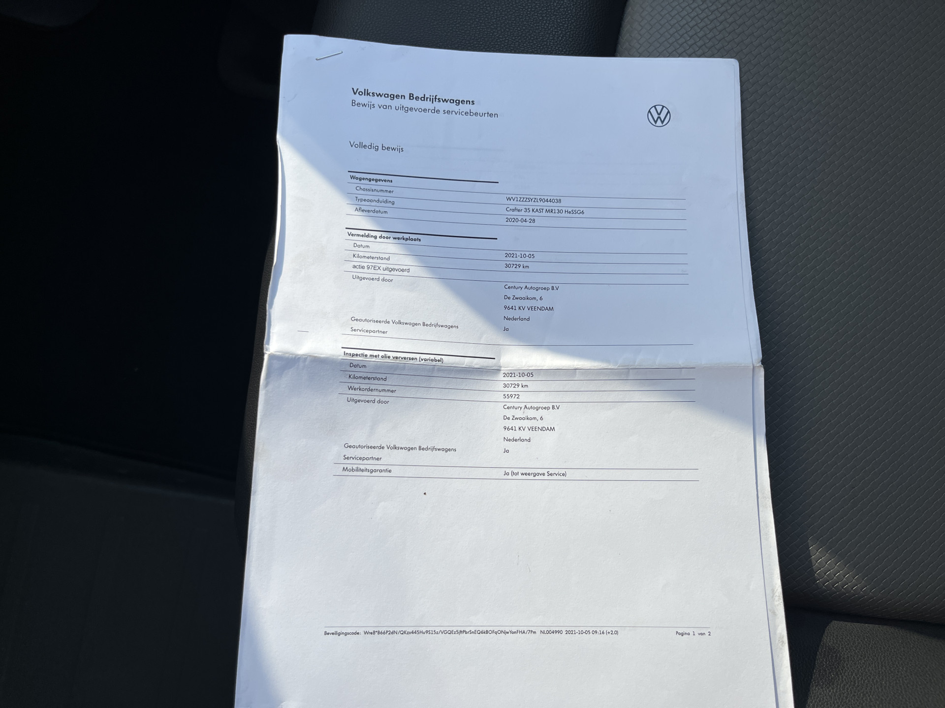 Foto van Volkswagen Crafter