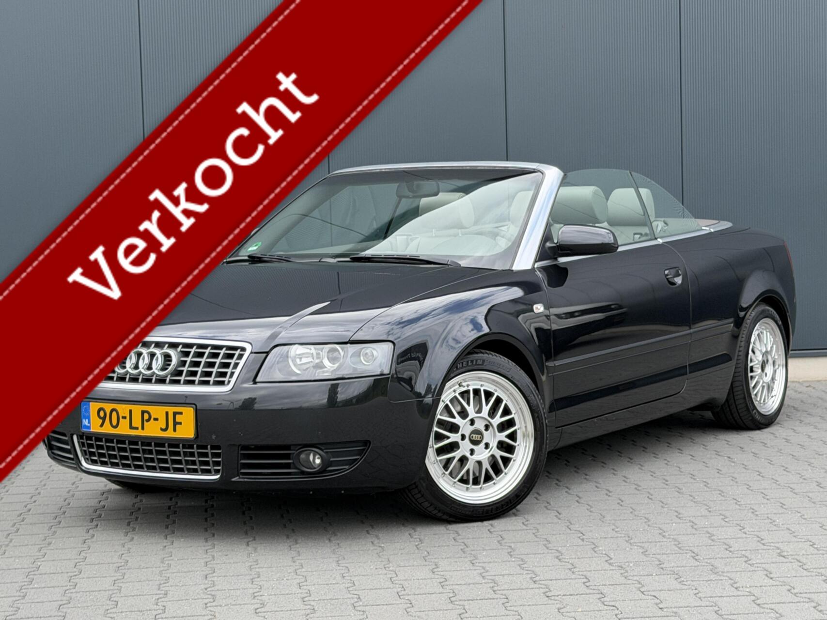 Audi Audi A4 Cabriolet 2.4 V6 Exclusive 3e Eig - Dealer Onderhouden - Zeer Goede staat 2003 - voorkant