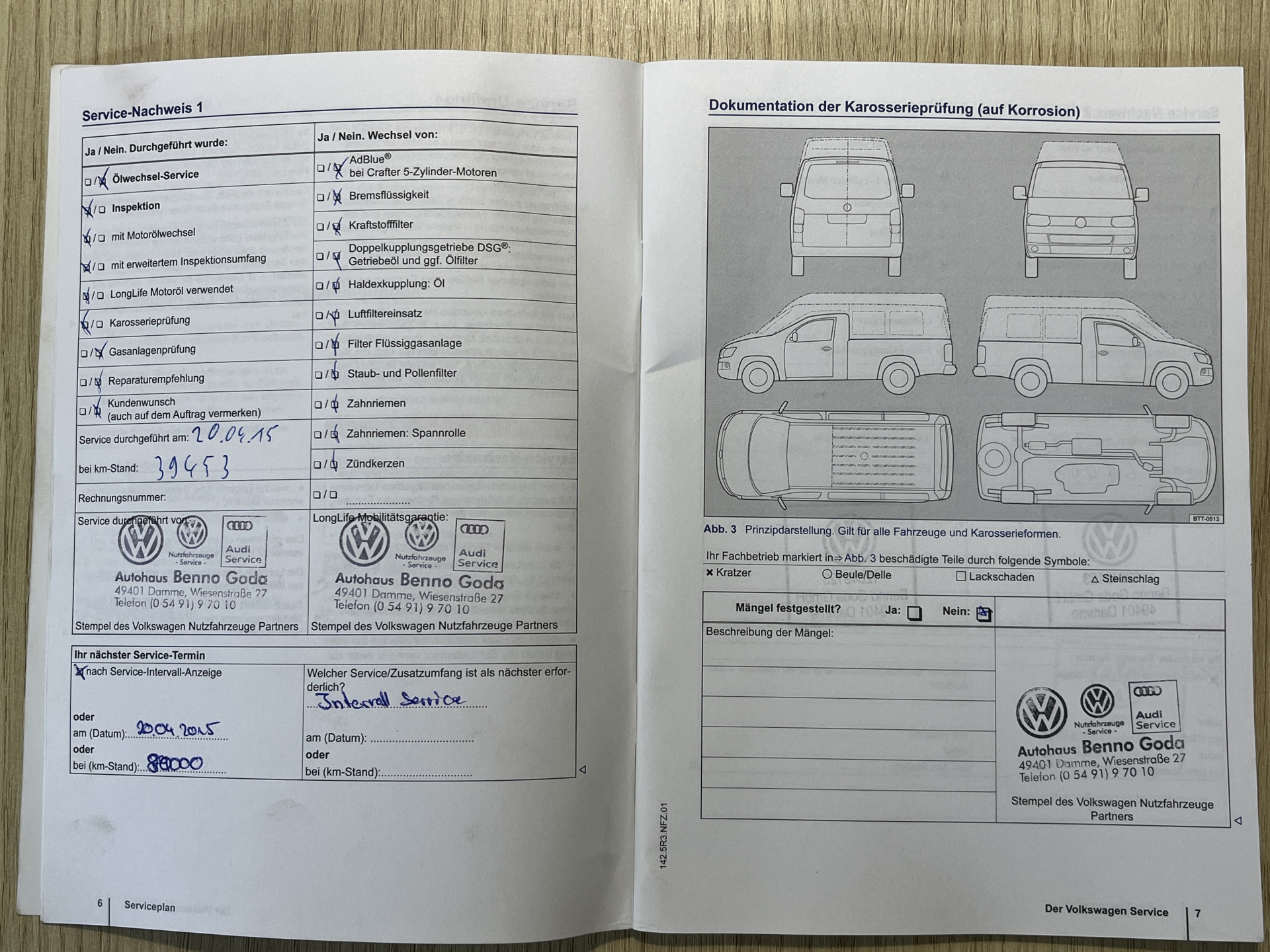 Foto van Volkswagen Transporter Kombi