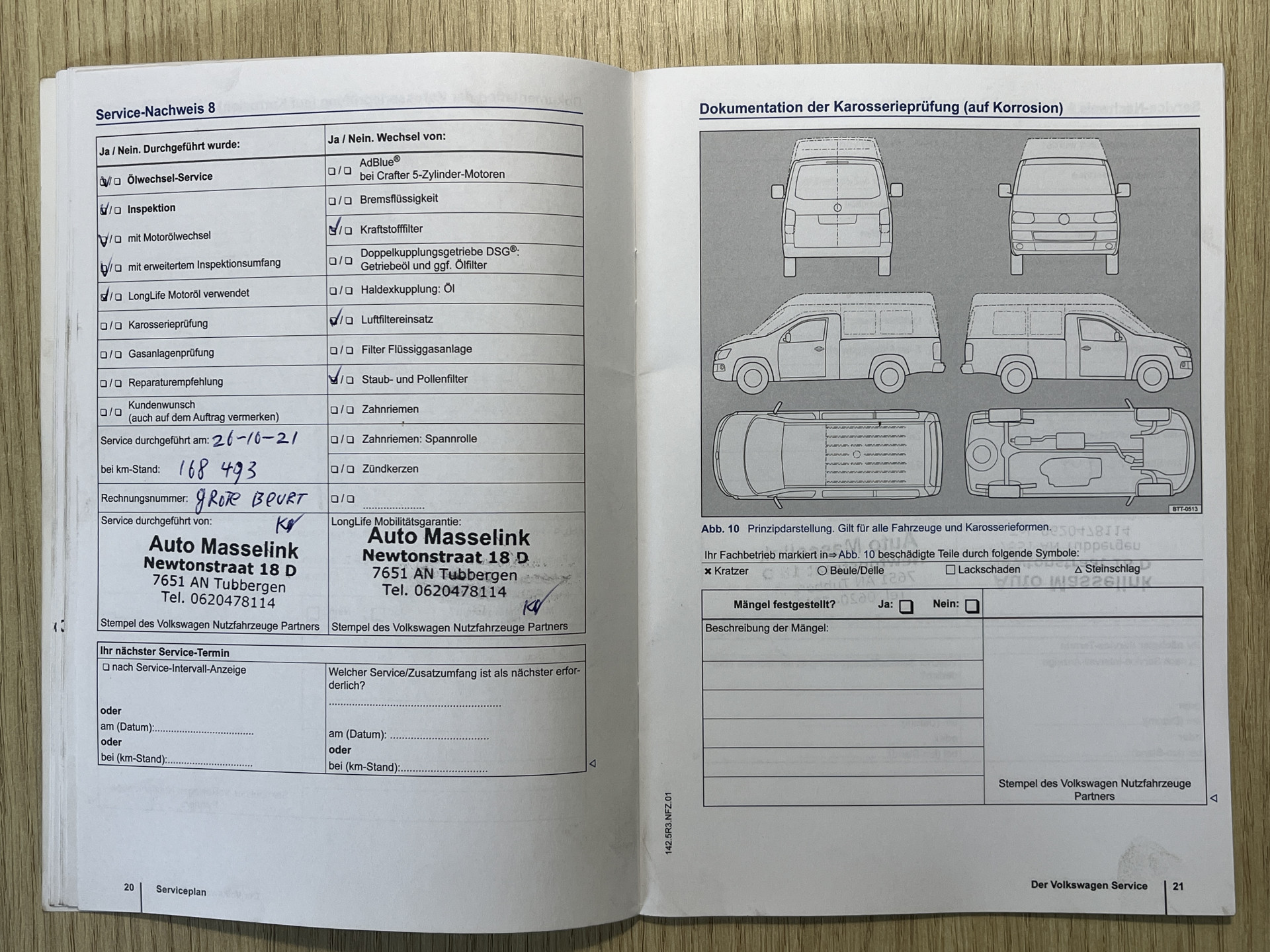 Foto van Volkswagen Transporter Kombi