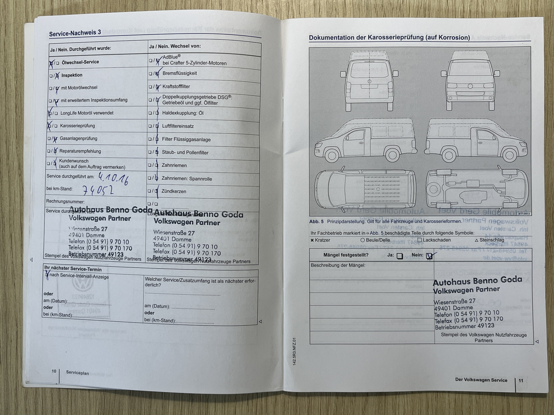 Foto van Volkswagen Transporter Kombi