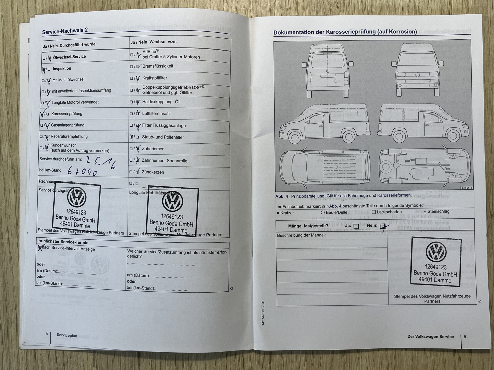 Foto van Volkswagen Transporter Kombi