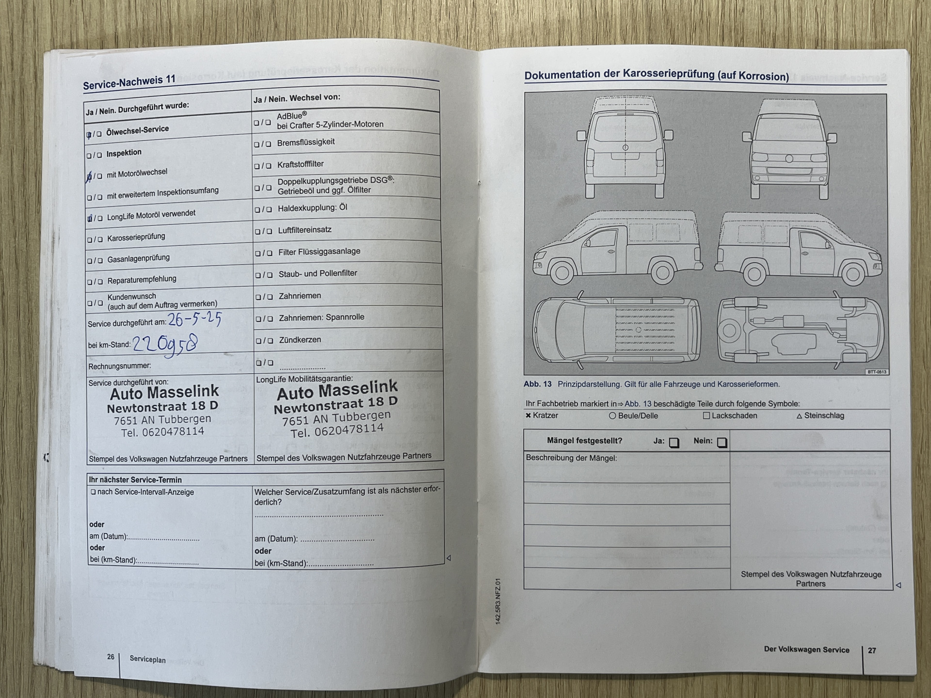 Foto van Volkswagen Transporter Kombi
