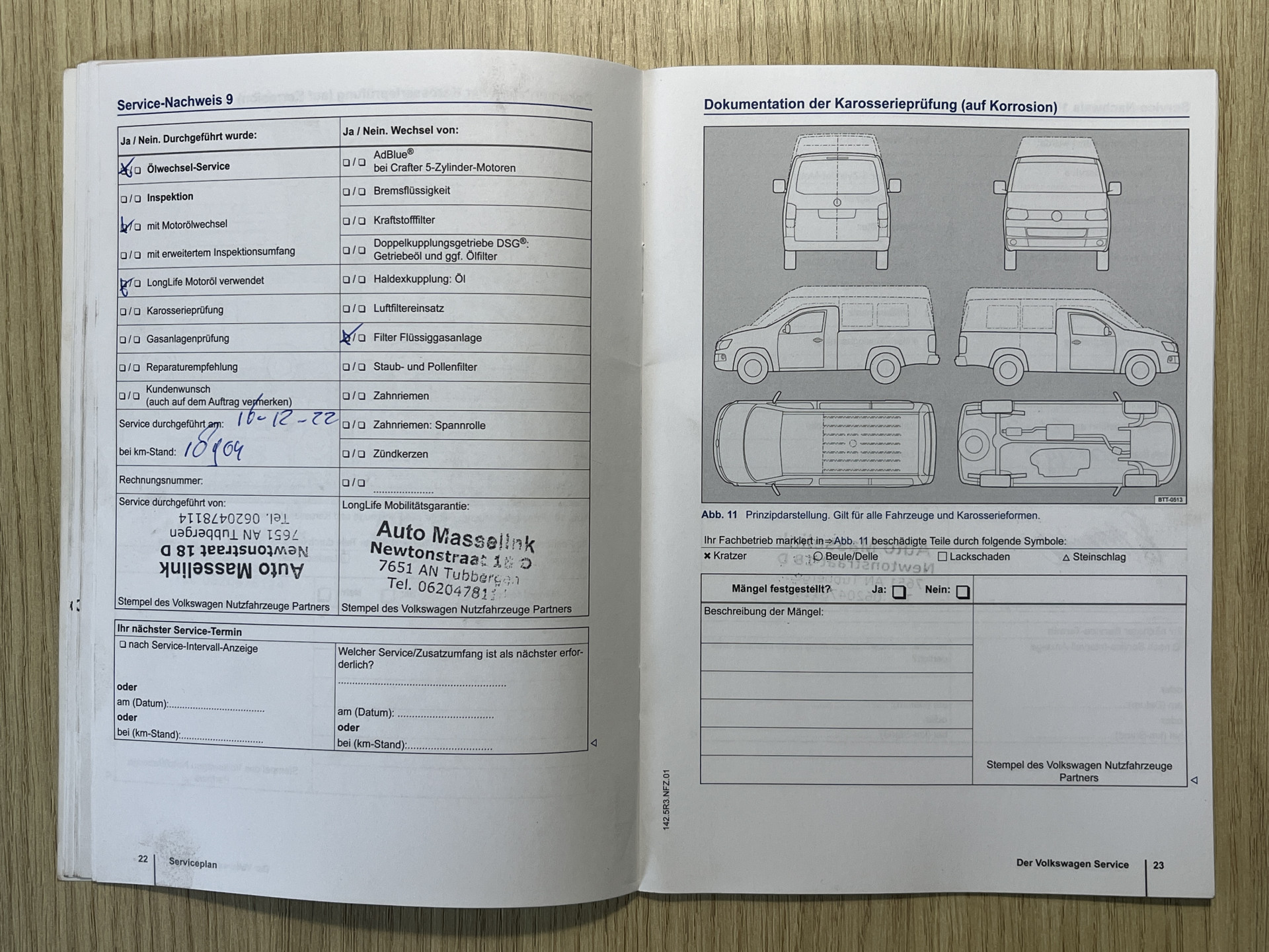 Foto van Volkswagen Transporter Kombi