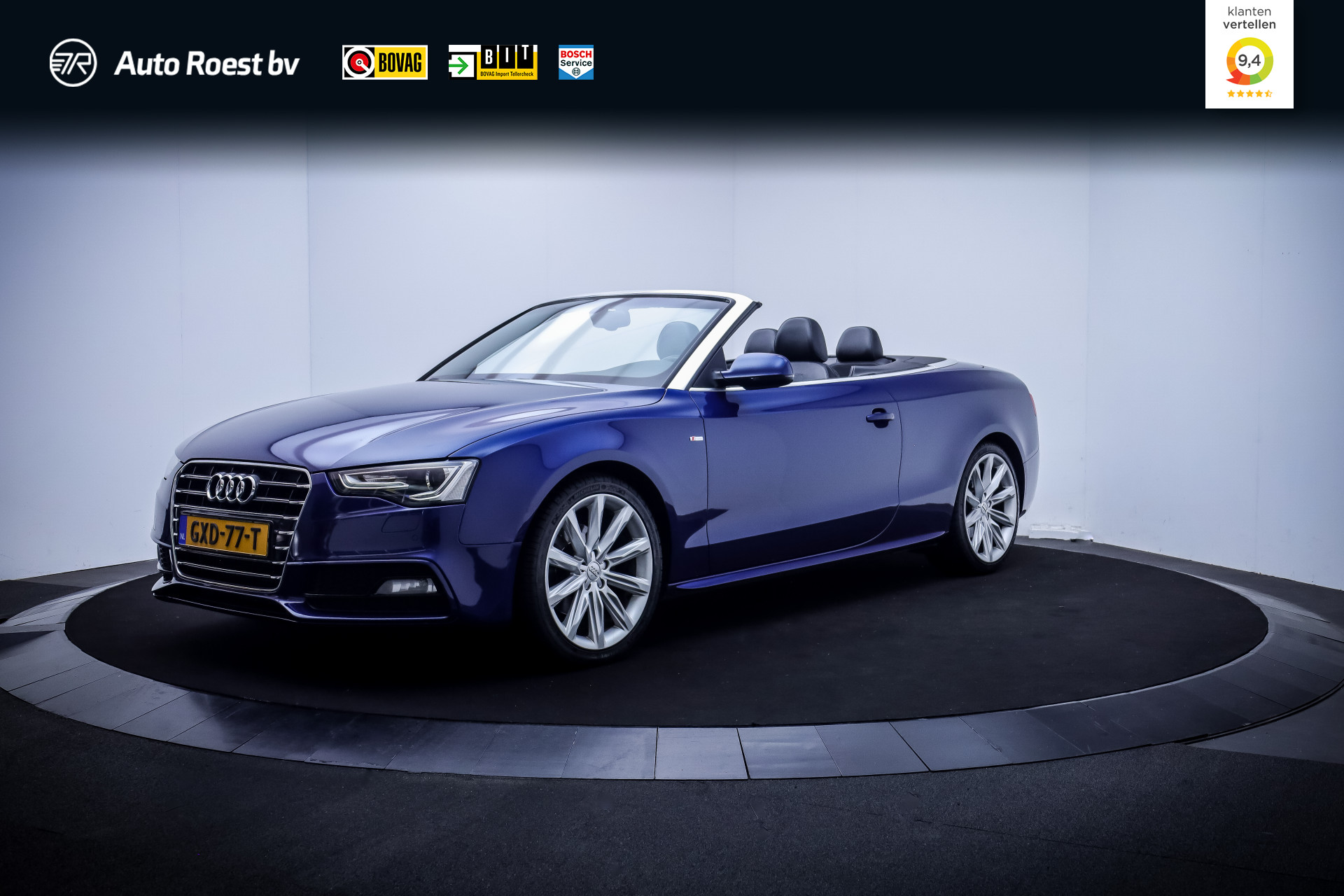 Audi A5 Cabriolet 1.8TFSI S-Tr. S-Line 2016 - voorkant