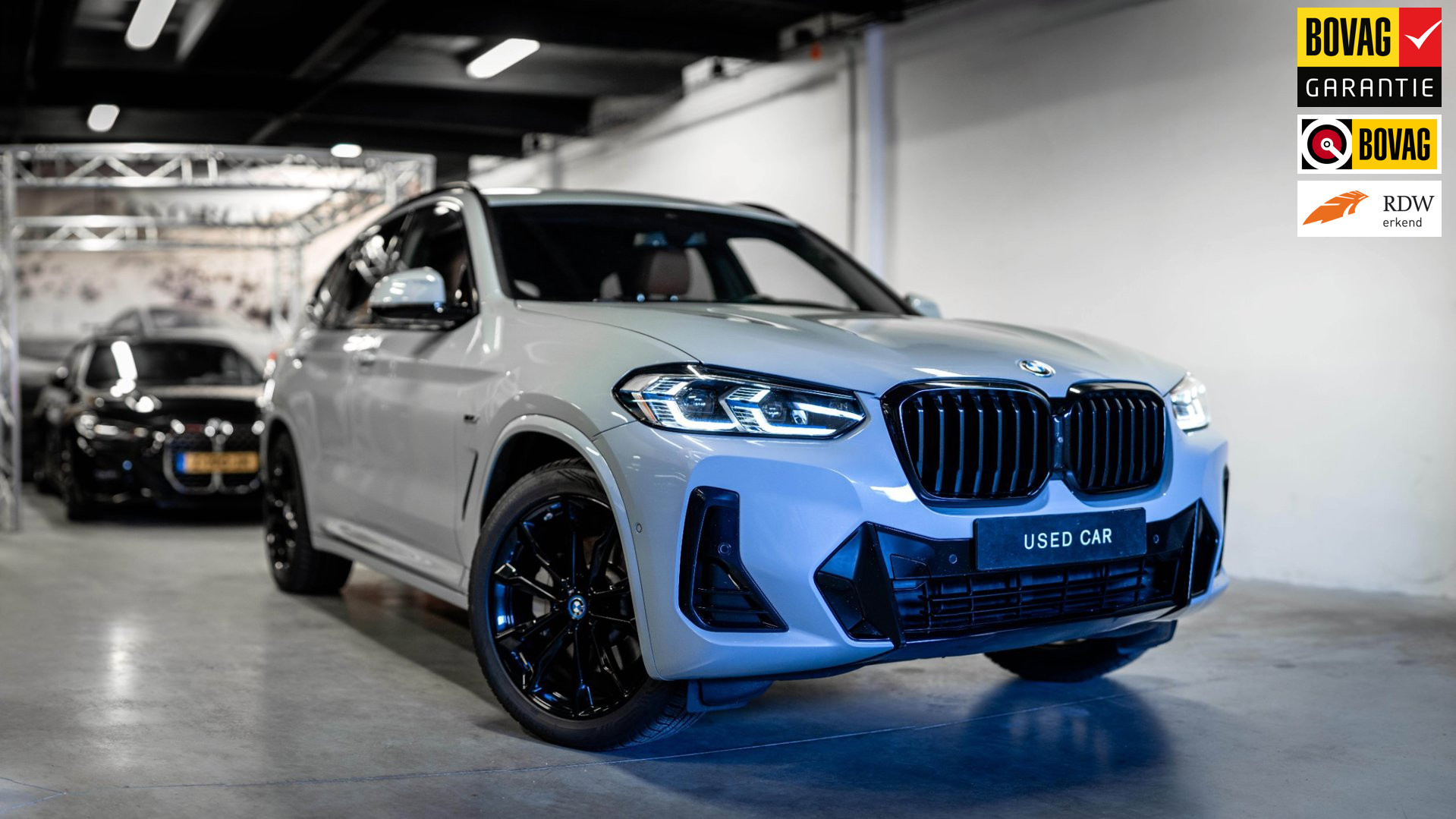 BMW X3 Xdrive30e XDrive30e High Executive M Sport |LASER|Trekhaak|HUD|HiFi|360°|12/2021|Brooklyn grey 2021 - voorkant