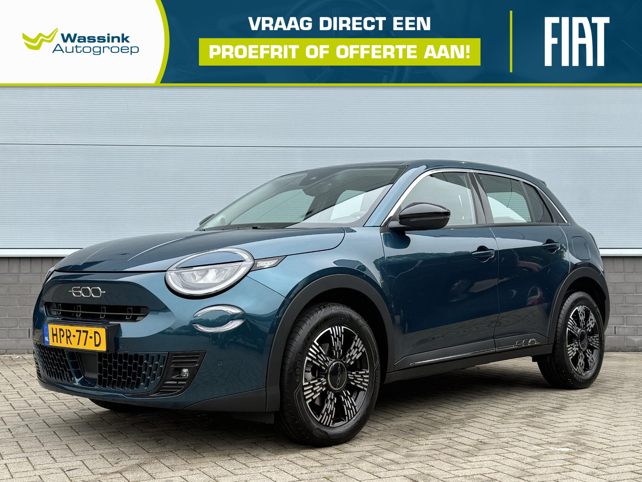 Fiat 600 Hybrid 110 pk Automaat Urban 2025 - voorkant