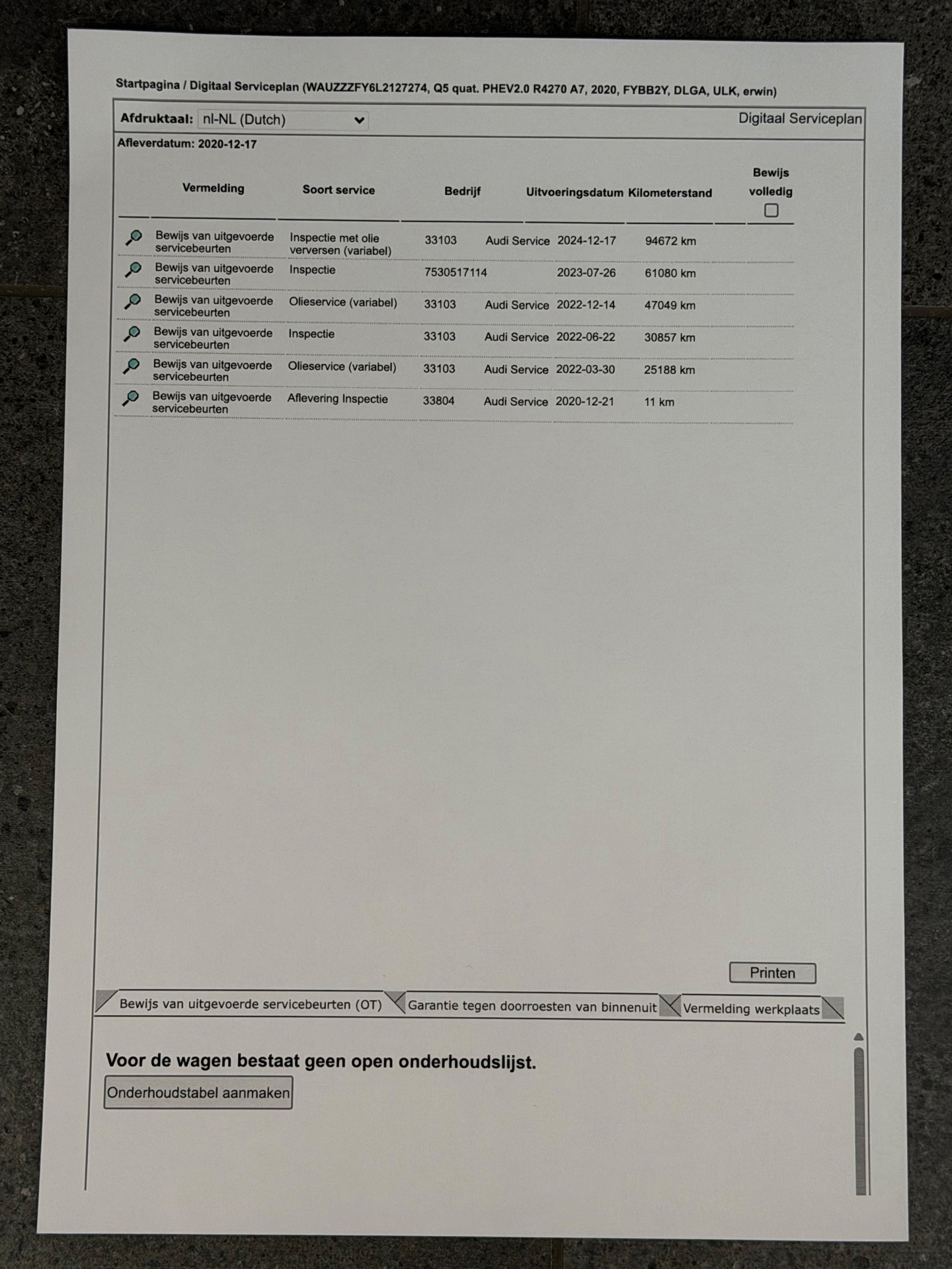 Foto van Audi Q5 55 TFSI E