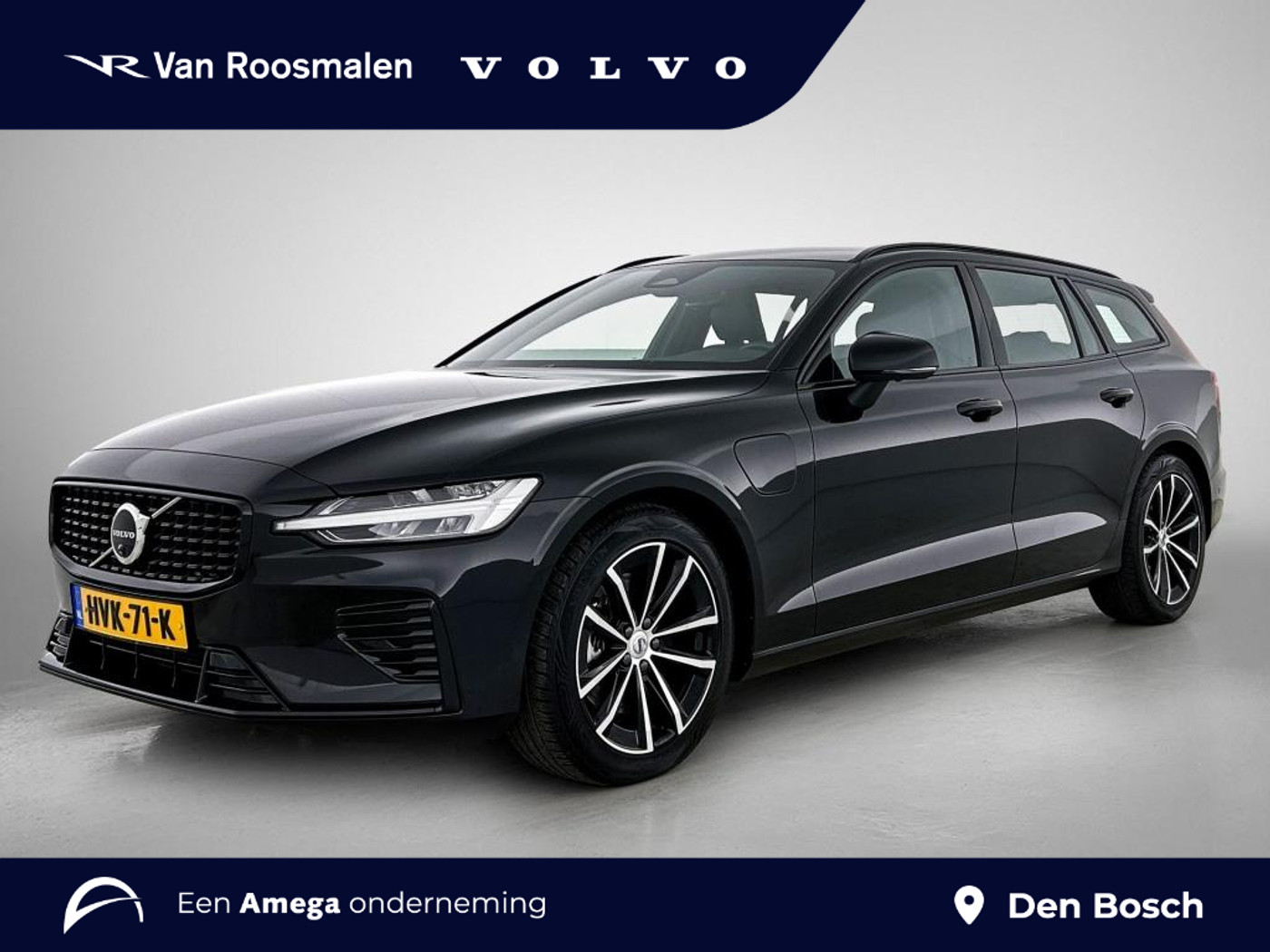 Volvo V60 T6 Plus Dark Plug-In Hybrid AWD | Trekhaak | Rijklaar | 2025 - voorkant