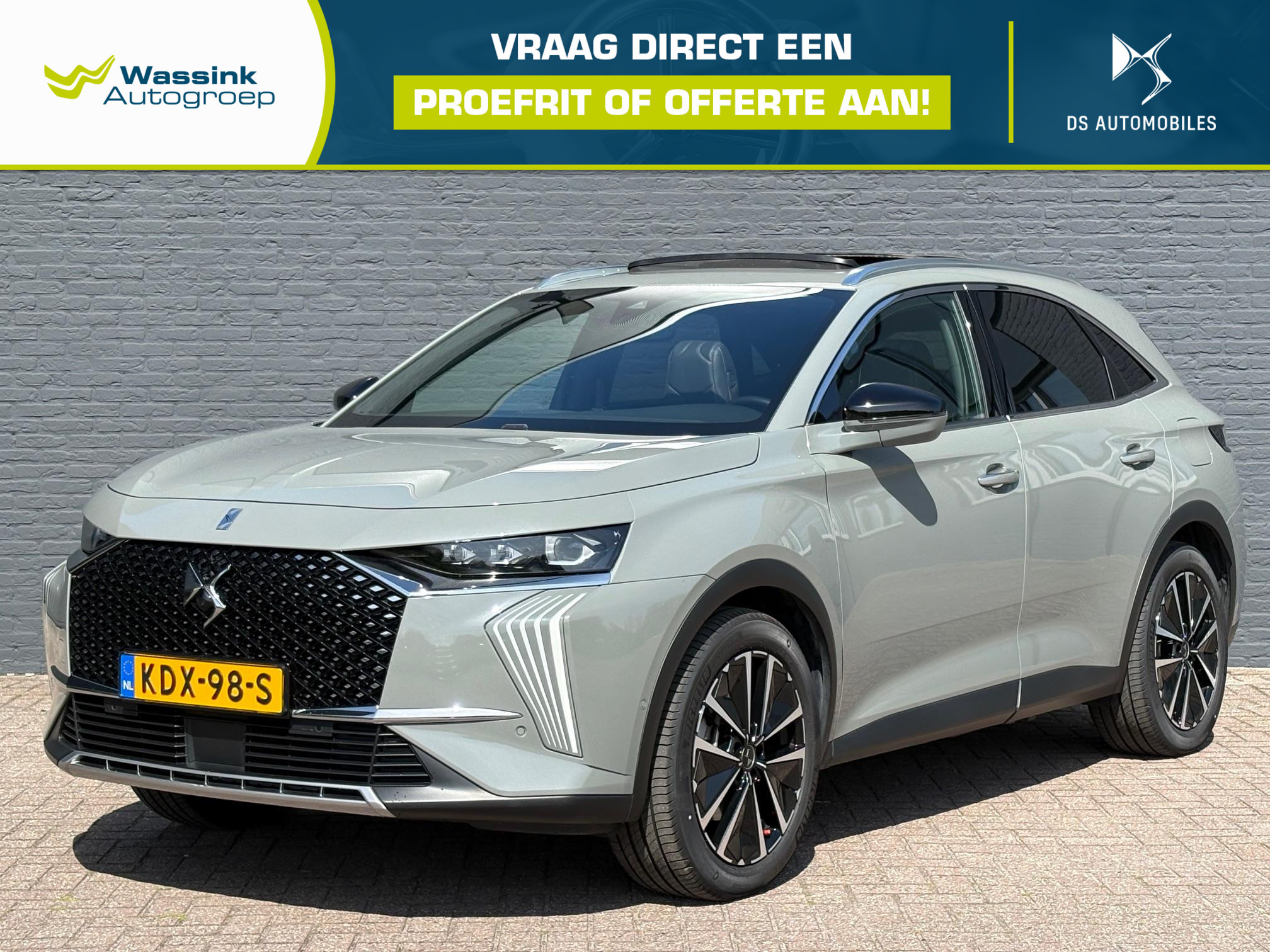 DS Ds7 E-Tense 300 4x4 Rivoli 2023 - voorkant