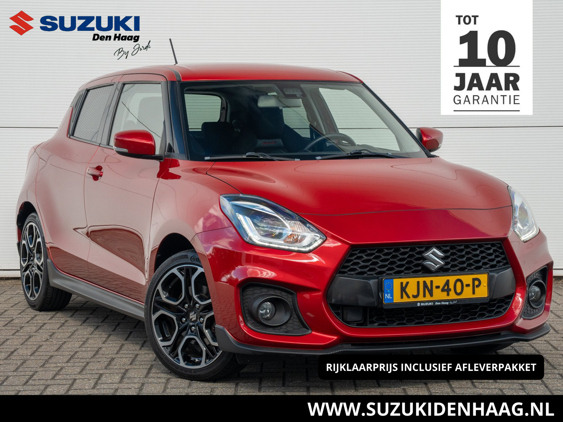 Suzuki Swift 1.4 Sport Smart Hybrid |Apple/Android Carplay| Adaptive cruise| Navigatie|Camera|Keyless|Climacontrole|Parkeersensor| 2021 - voorkant