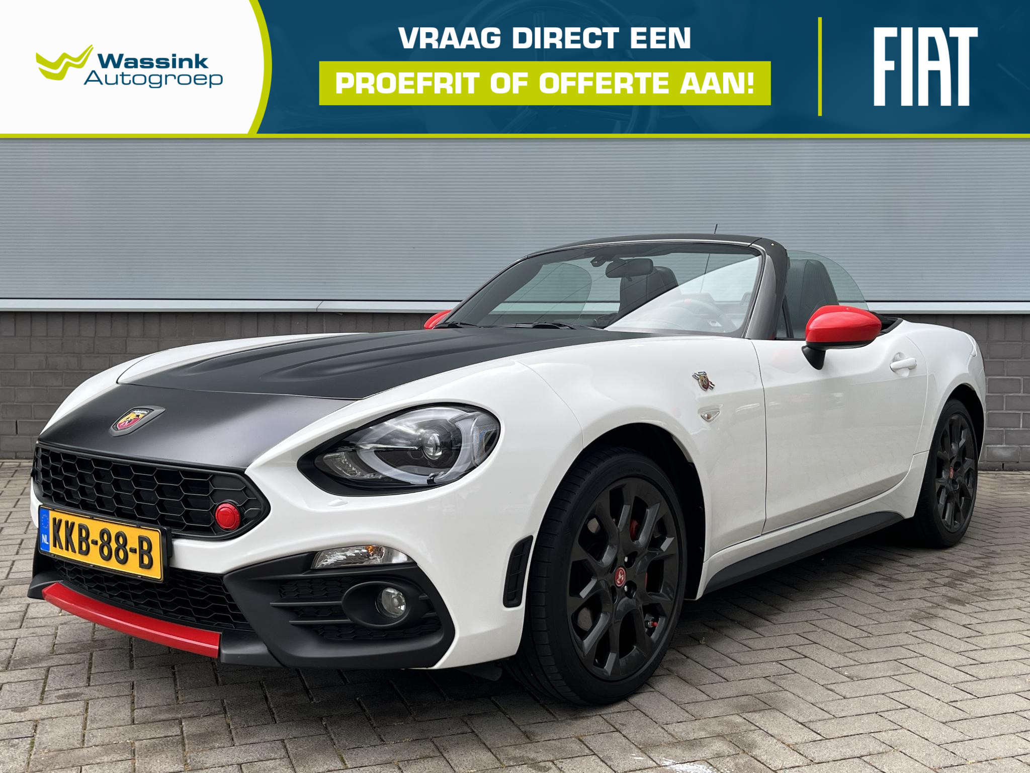 Fiat Abarth 124 Spider 1.4 MultiAir Turbo 2017 - voorkant