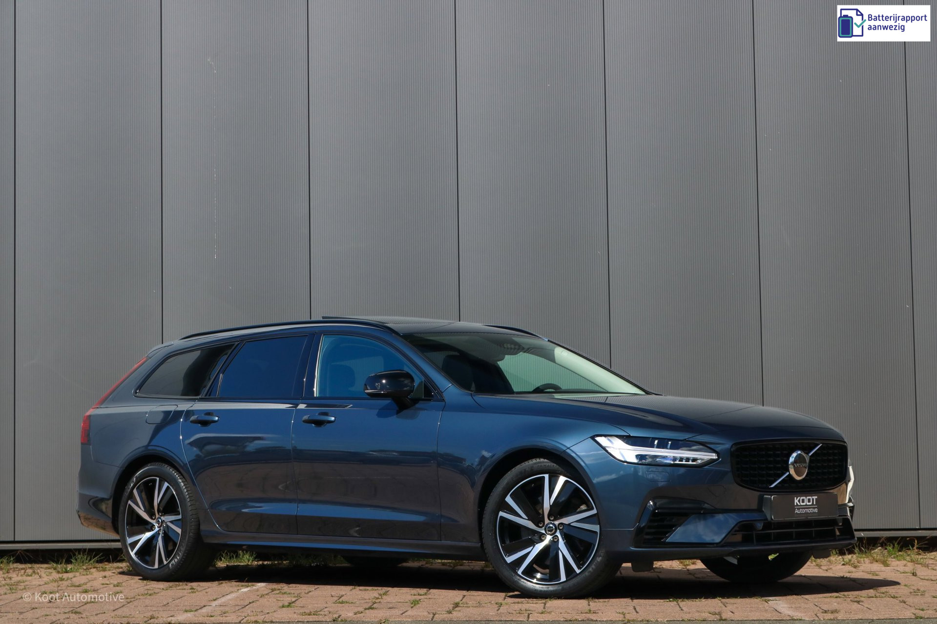 Volvo V90 Volvo V90 T8 Recharge AWD Ultimate Dark | 455 PK | Pano | Long Range | Harman Kardon | HUD | Trekhaak 2022 - voorkant