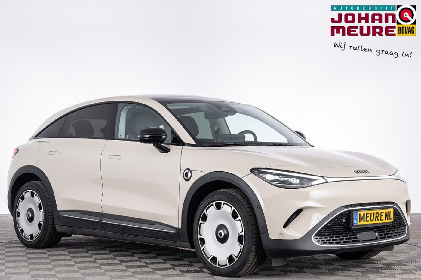Smart #3 66kWh Premium | PANORAMA | BEATS | LEDER | *SOH 97,8% | Ceramic cream 2024 - voorkant