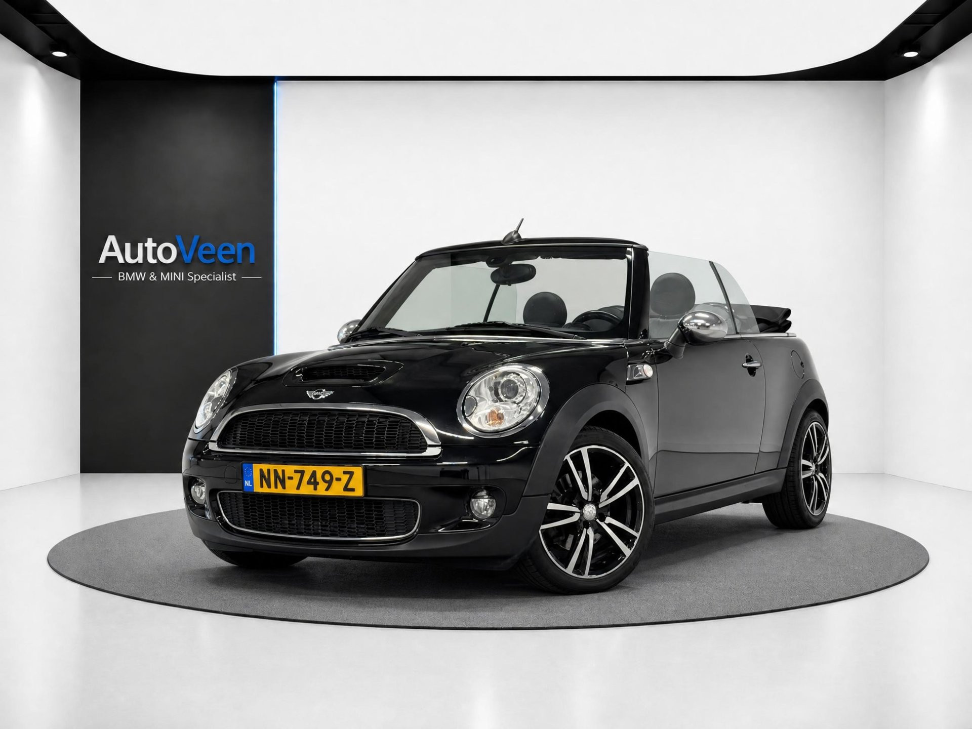 Mini Cooper S Cabrio 1.6 Cooper S Chili (STOELVERWARMING, LEDER, 17 INCH) 2009 - voorkant