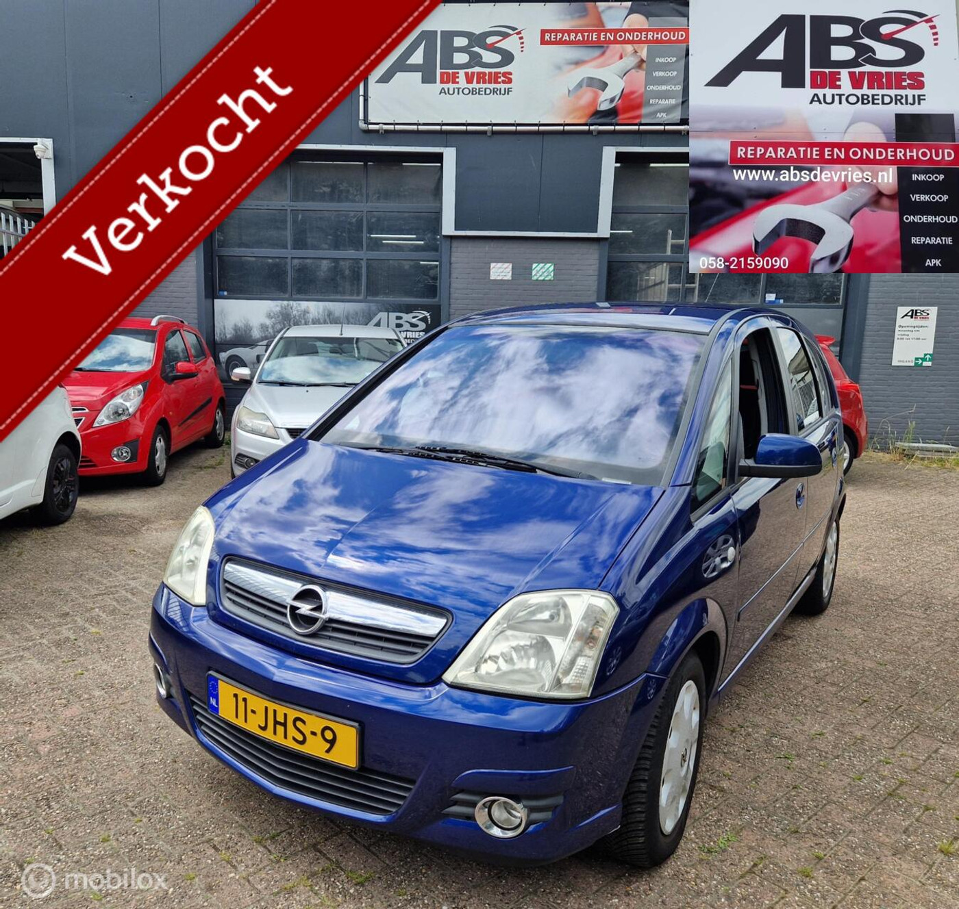 Opel Meriva-a 1.6-16V Cosmo AIRCO CR CONTR APK JULI 2027 2009 - voorkant