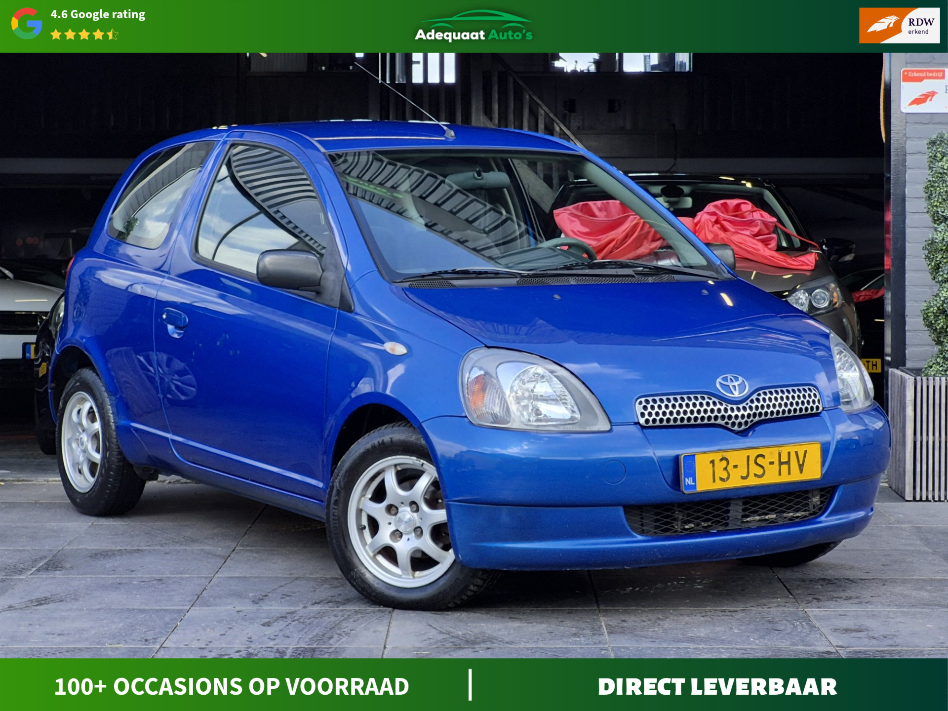 Toyota Toyota Yaris 1.3-16V VVT-i Sol|NAP|APK|Airco|Automaat 2002 - voorkant