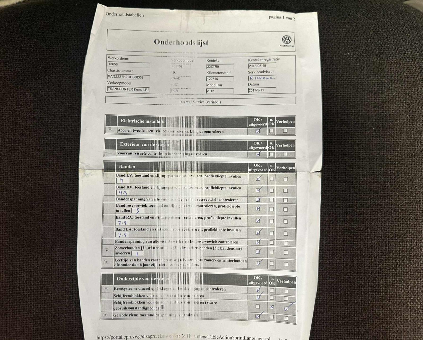 Foto van Volkswagen Kombi