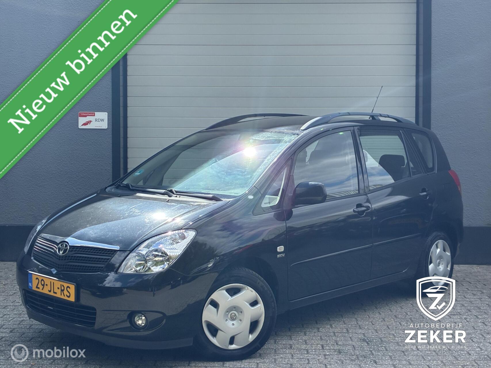 Toyota Toyota Corolla Verso 1.6 VVT-i Linea Sol / airco / nap / 2002 - voorkant