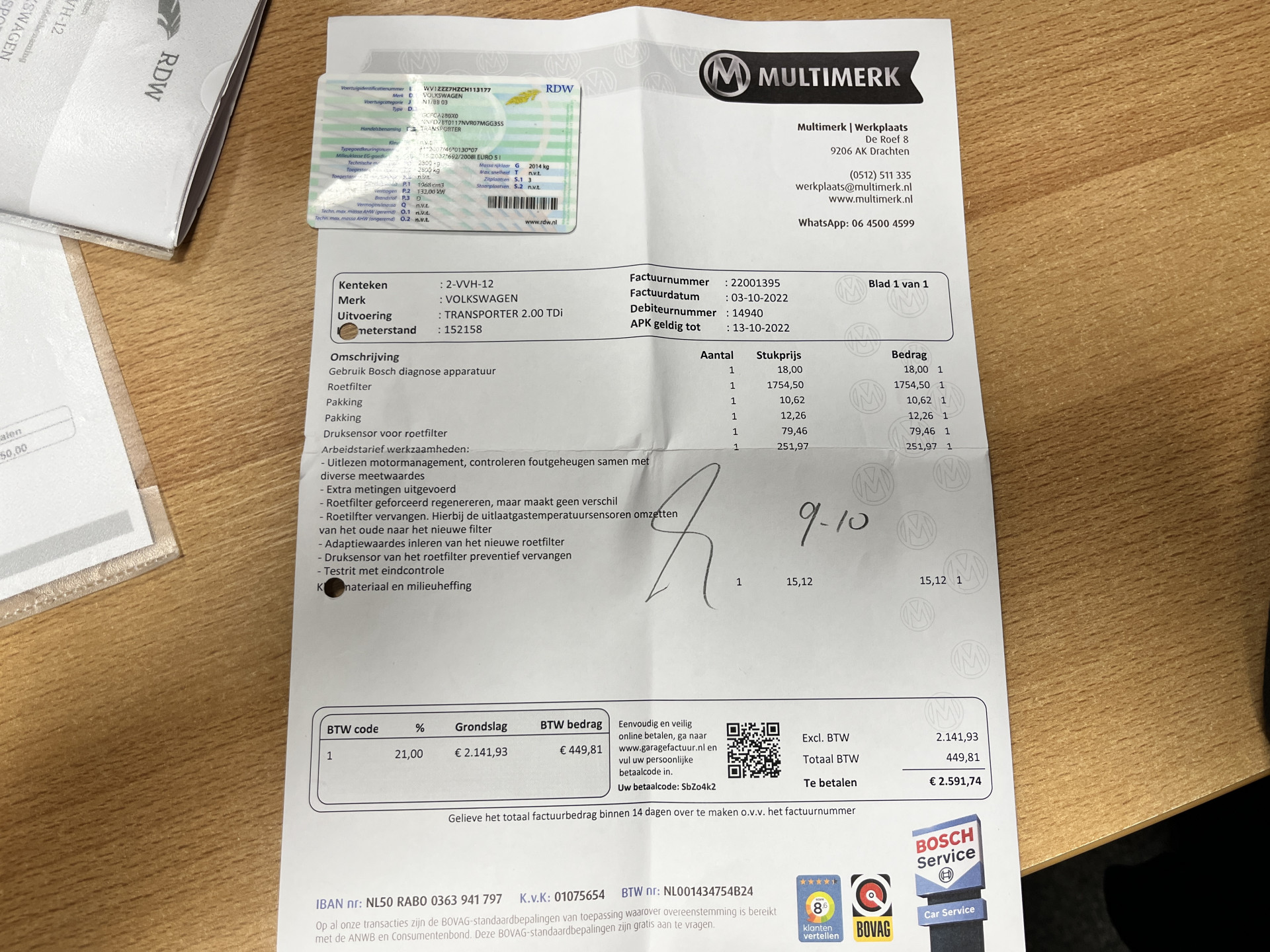 Foto van Volkswagen Transporter
