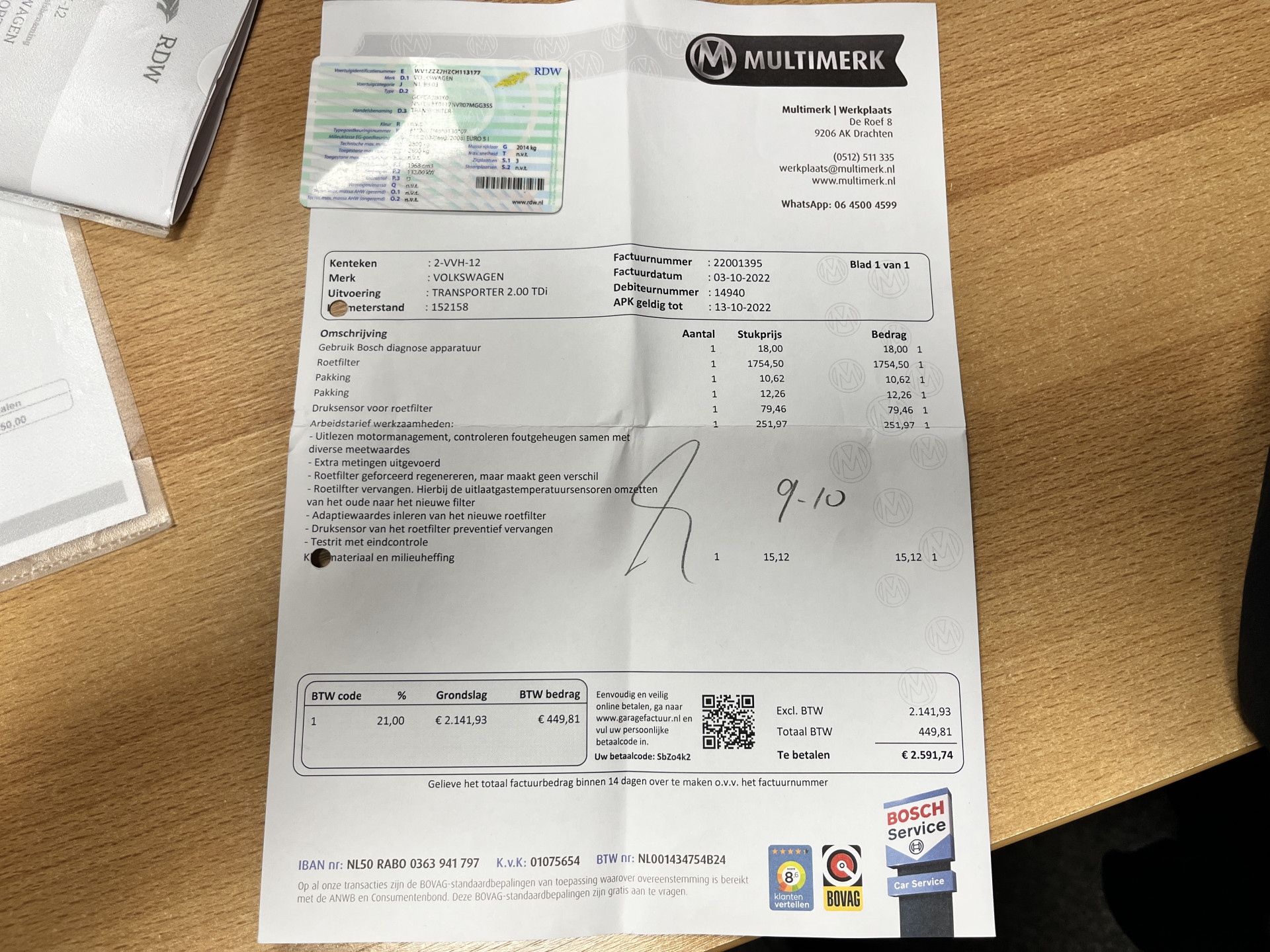 Foto van Volkswagen Transporter