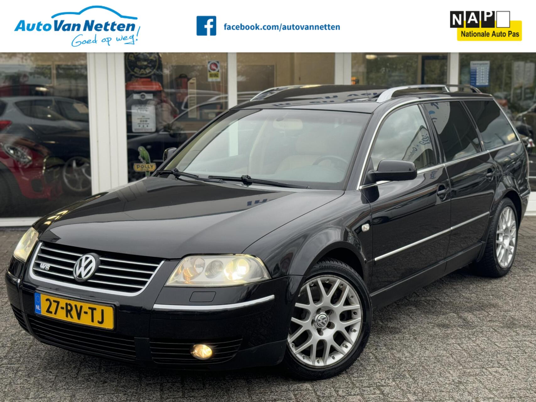 Volkswagen Passat Variant 4.0 W8 4Motion 275pk Automaat,Sch.dak,Clima,Xenon, 2001 - voorkant