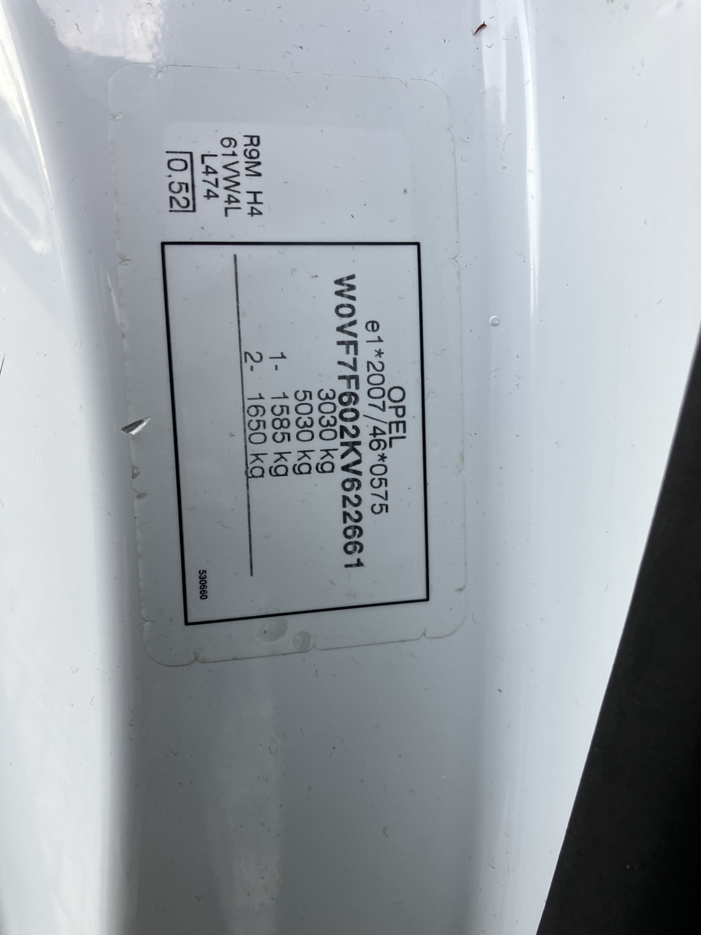 Foto van Opel Vivaro-b