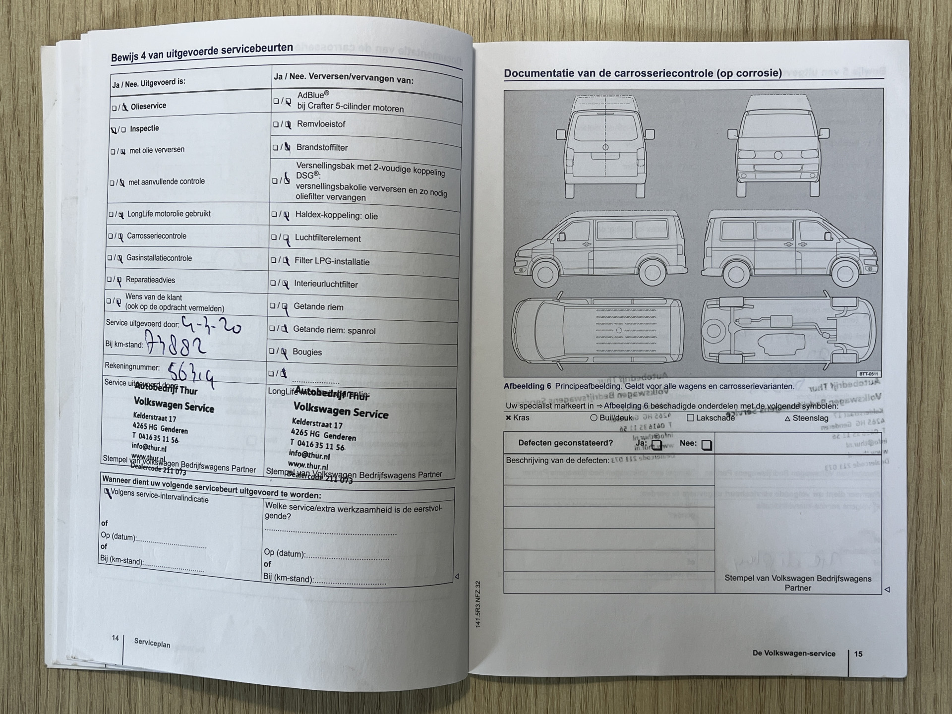 Foto van Volkswagen Kombi