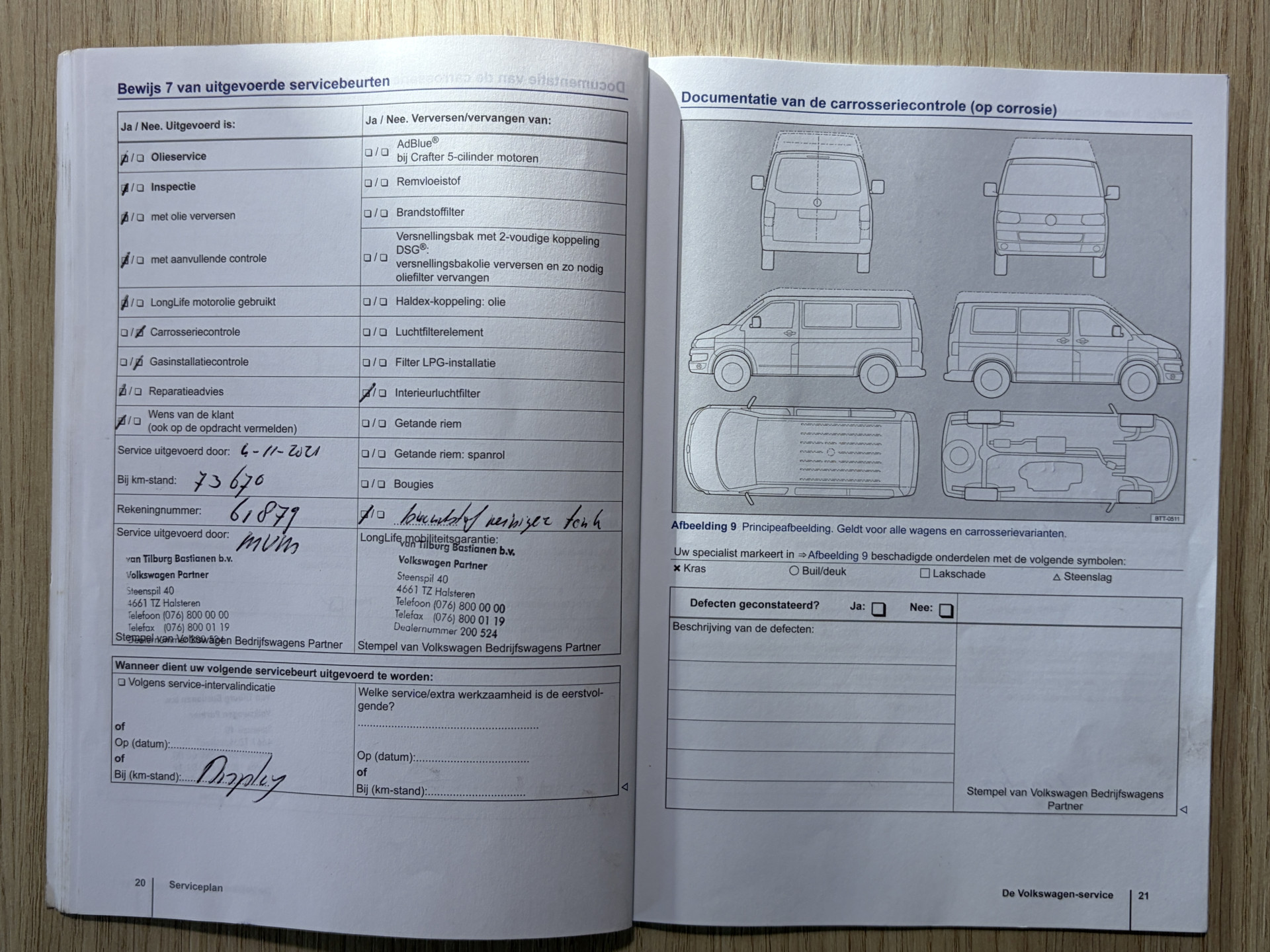 Foto van Volkswagen Kombi