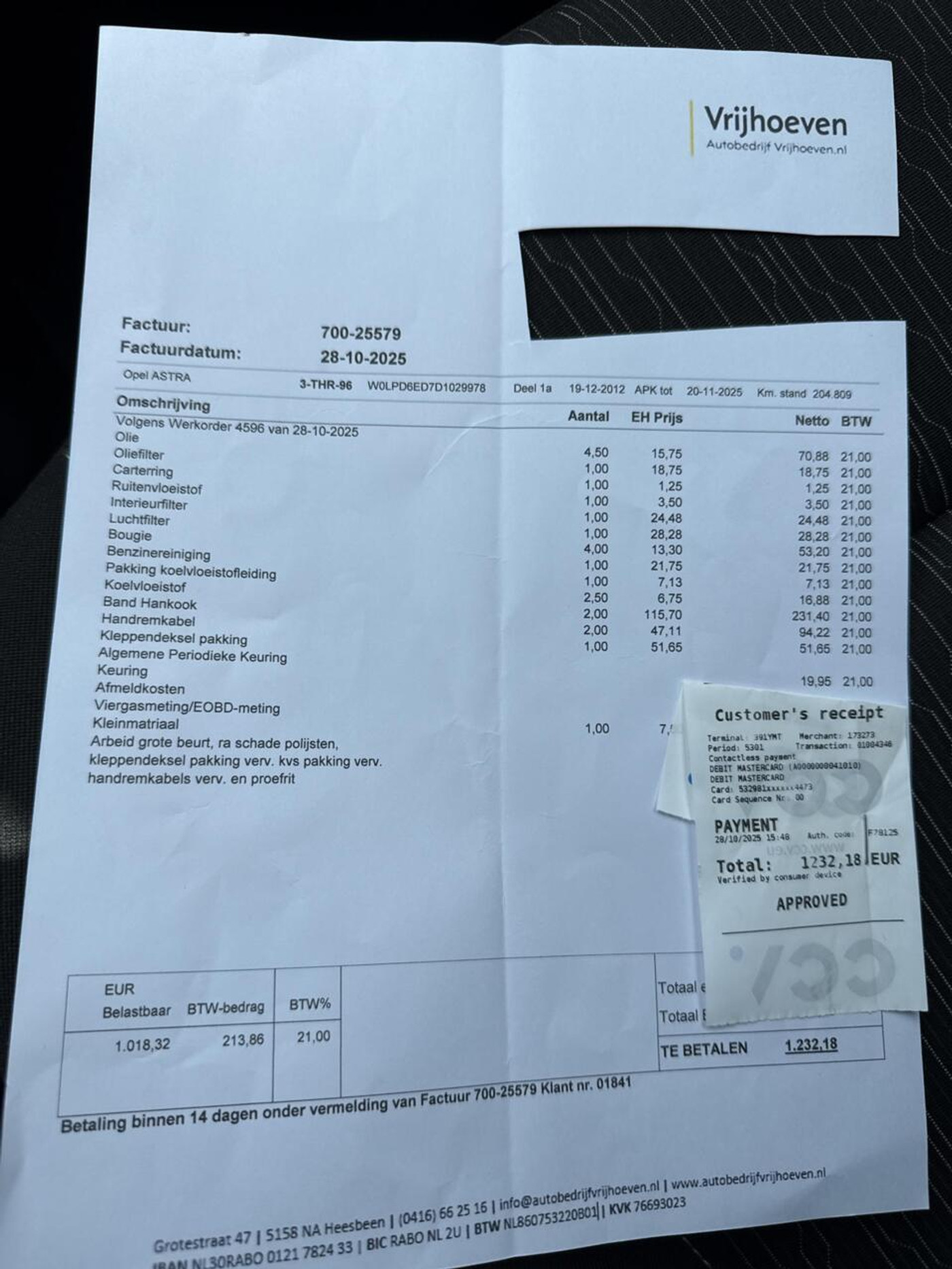 Foto van Opel Astra