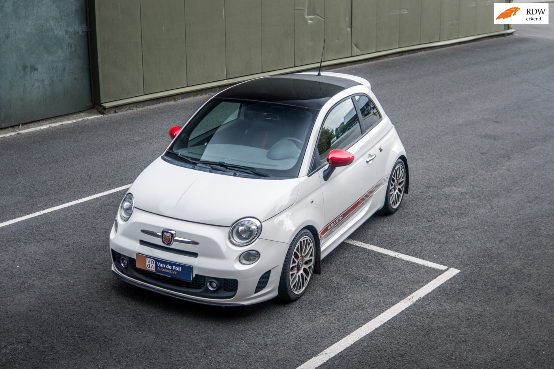 Fiat 500 Abarth 1.4-16V Abarth Airco l Sportuitlaat l Dakraam l 17'' 2009 - voorkant