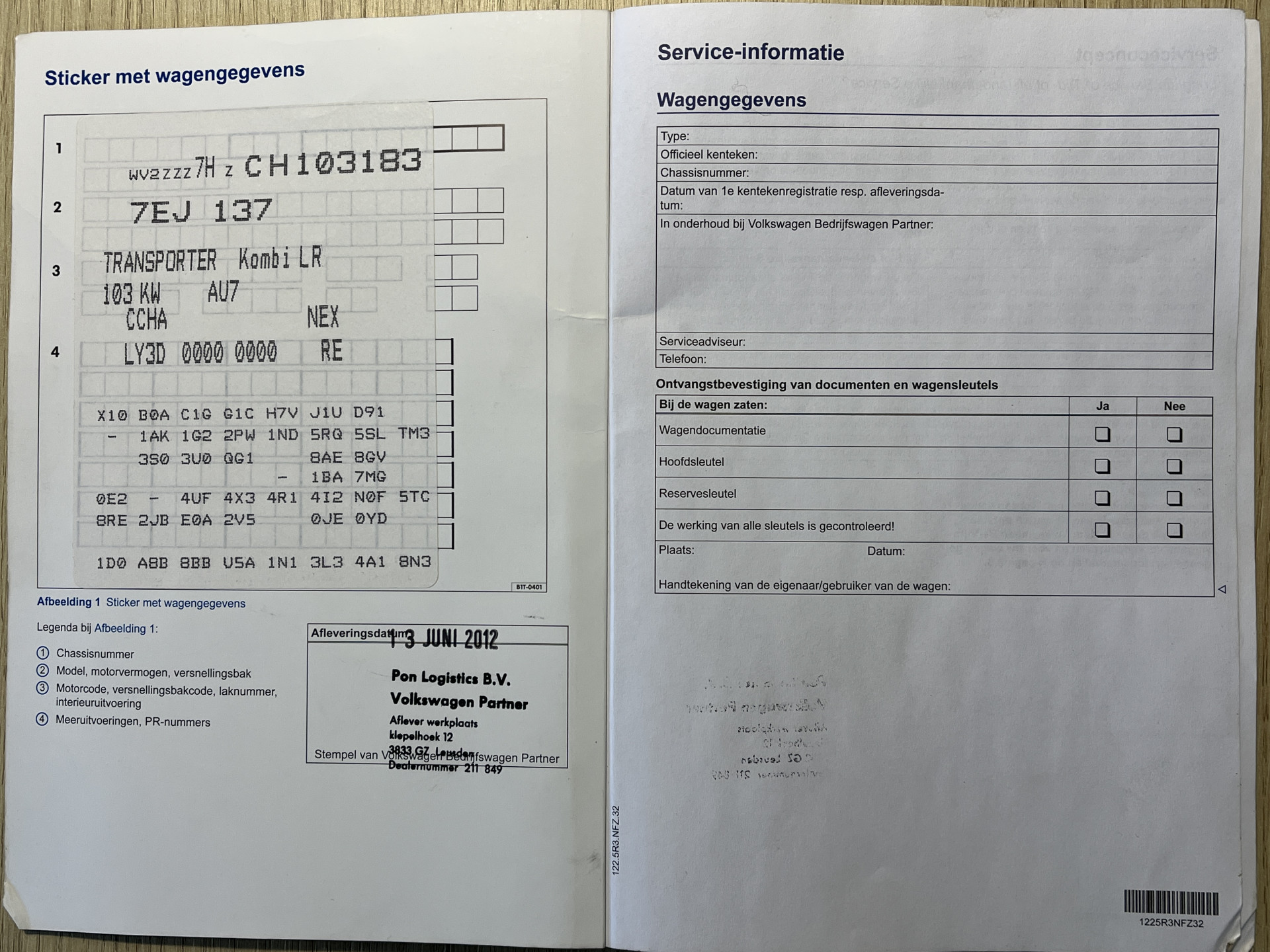 Foto van Volkswagen Transporter Kombi