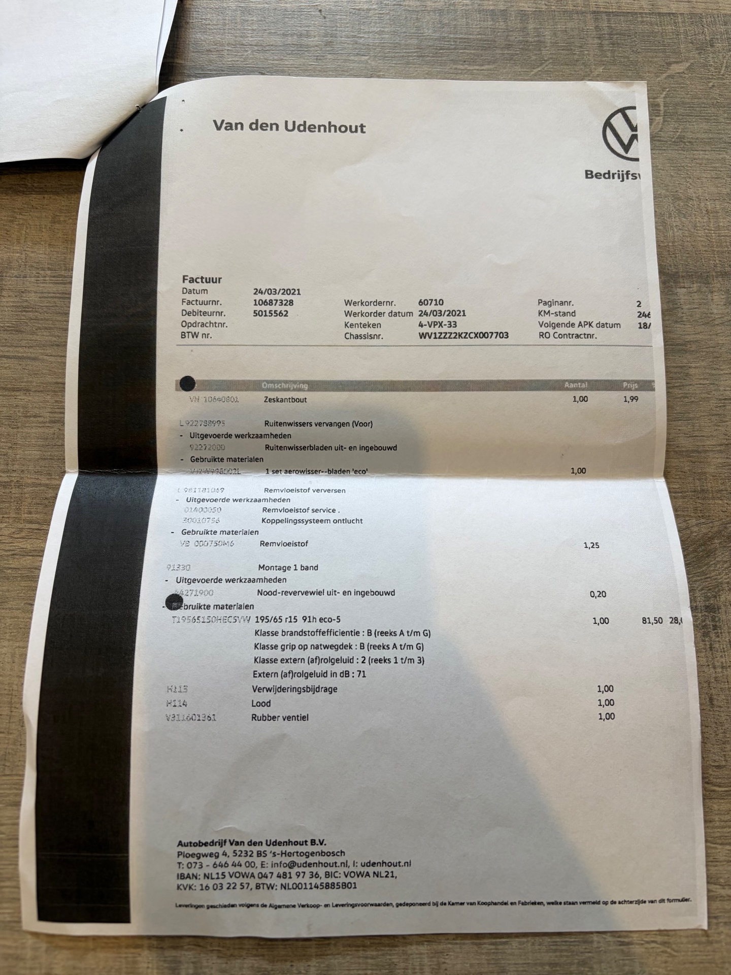 Foto van Volkswagen Caddy